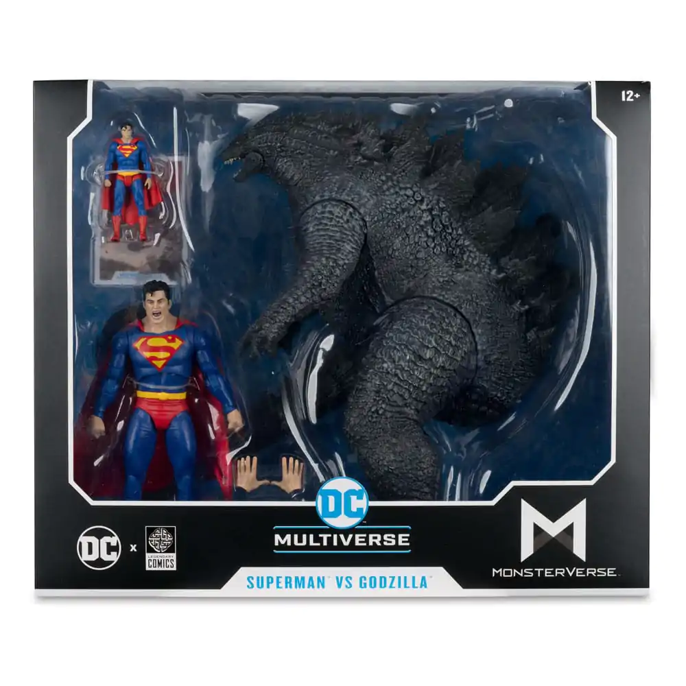 DC Justice League Monsterverse DC Multiverse akcijske figure 2-Pack Superman Vs. Godzilla 30 cm fotografija proizvoda