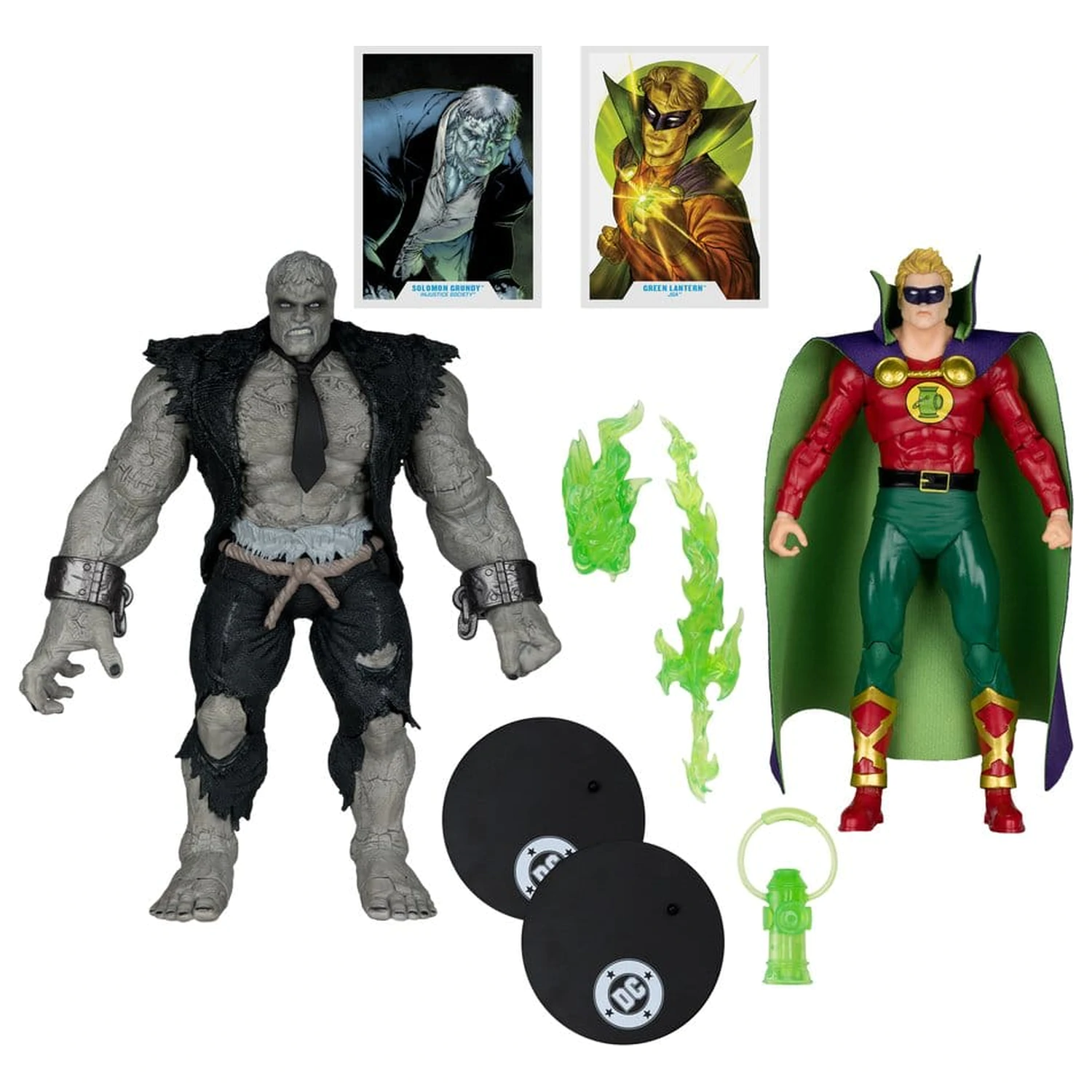 DC Multiverse akcijske figure u pakiranju od 2 komada Solomon Grundy vs Green Lantern fotografija proizvoda