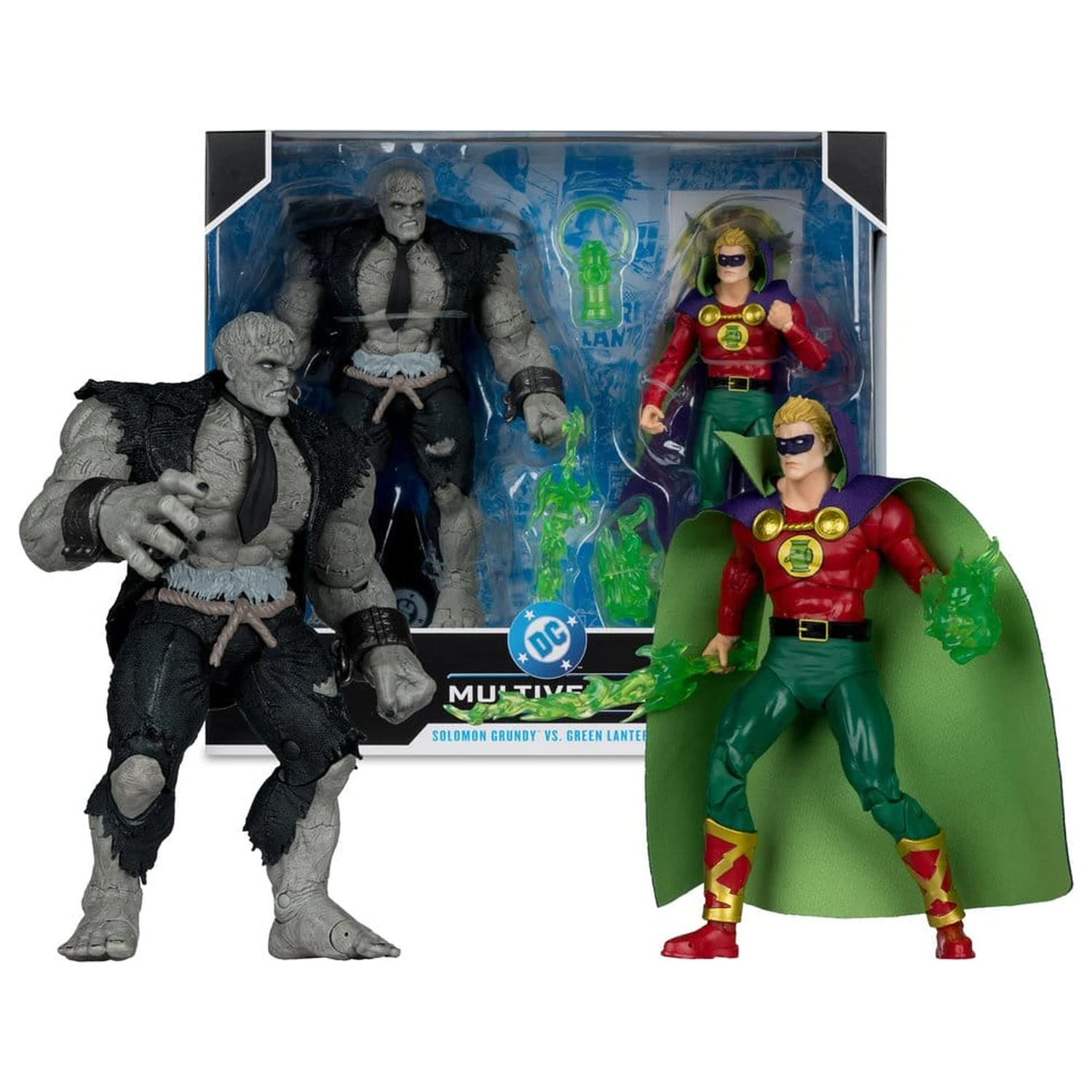 DC Multiverse akcijske figure u pakiranju od 2 komada Solomon Grundy vs Green Lantern fotografija proizvoda