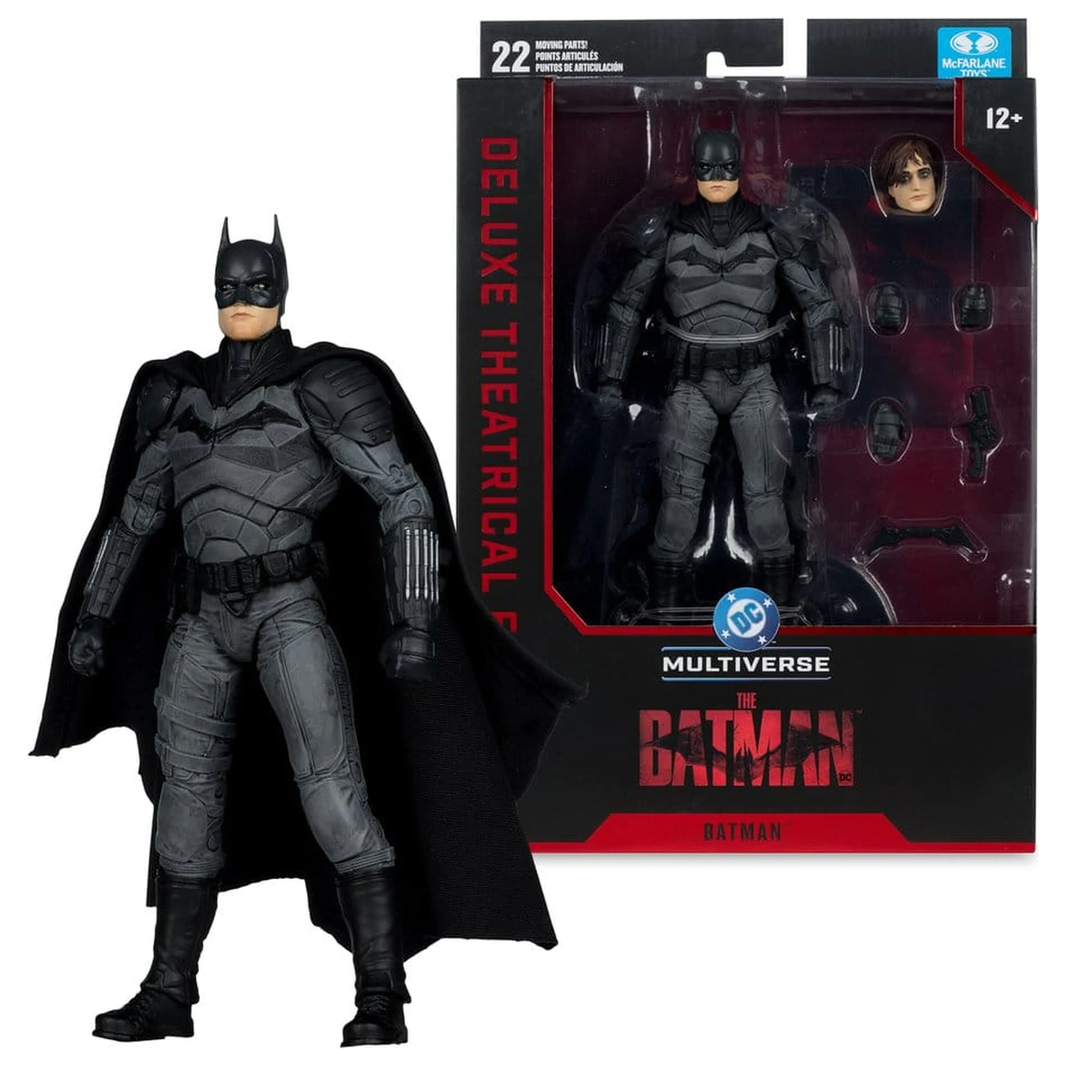 DC Multiverse akcijska figura Batman (The Batman) Deluxe Theatrical Edition 18 cm fotografija proizvoda