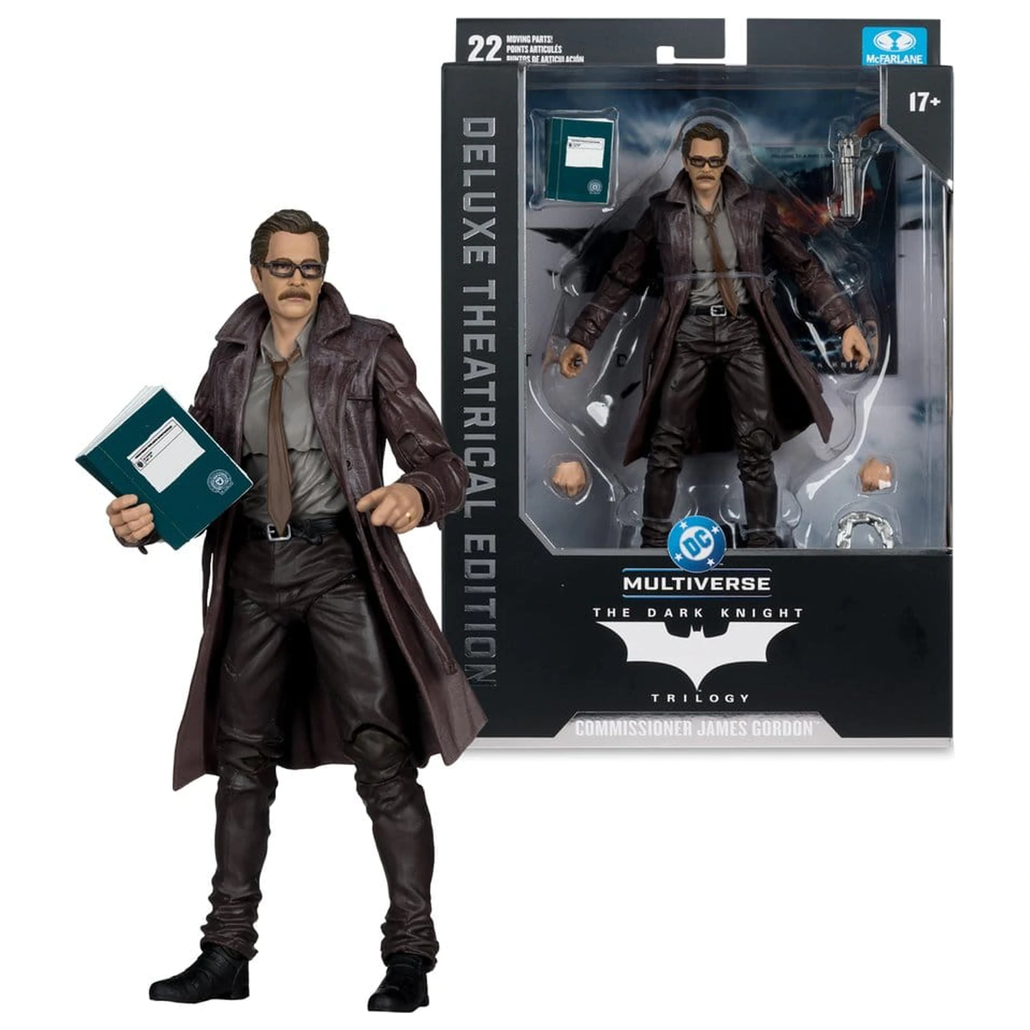DC Multiverse akcijska figura Commissioner James Gordon (The Dark Knight Trilogy) Deluxe Theatrical Edition 18 cm fotografija proizvoda