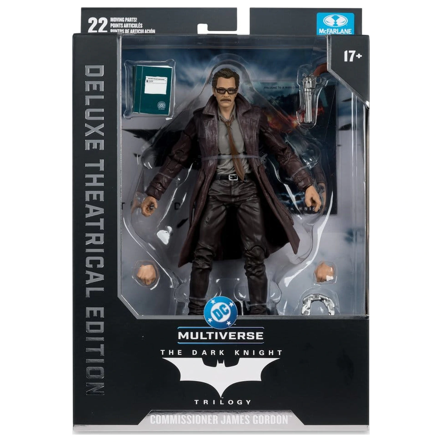 DC Multiverse akcijska figura Commissioner James Gordon (The Dark Knight Trilogy) Deluxe Theatrical Edition 18 cm fotografija proizvoda