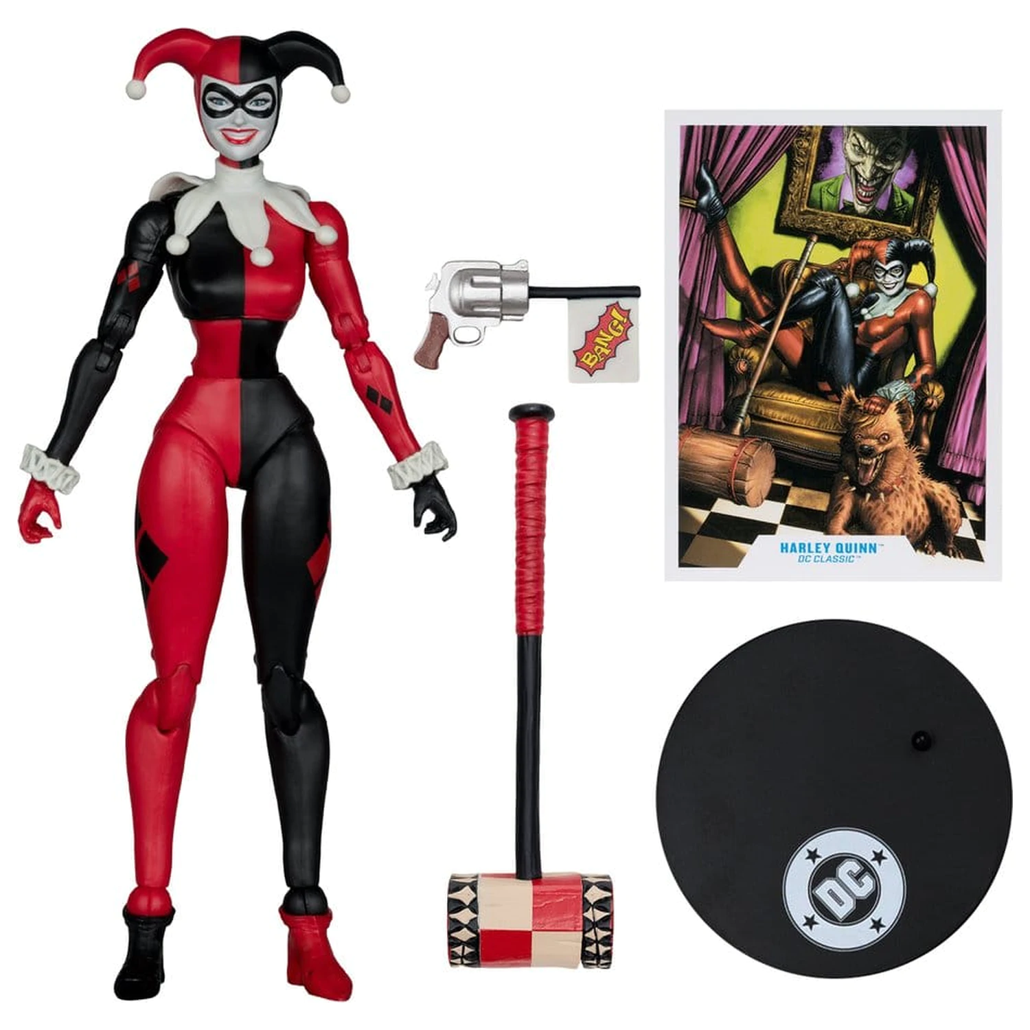 DC Multiverse Akcijska figura Harley Quinn (DC Classic) (Gold Label) 18 cm fotografija proizvoda