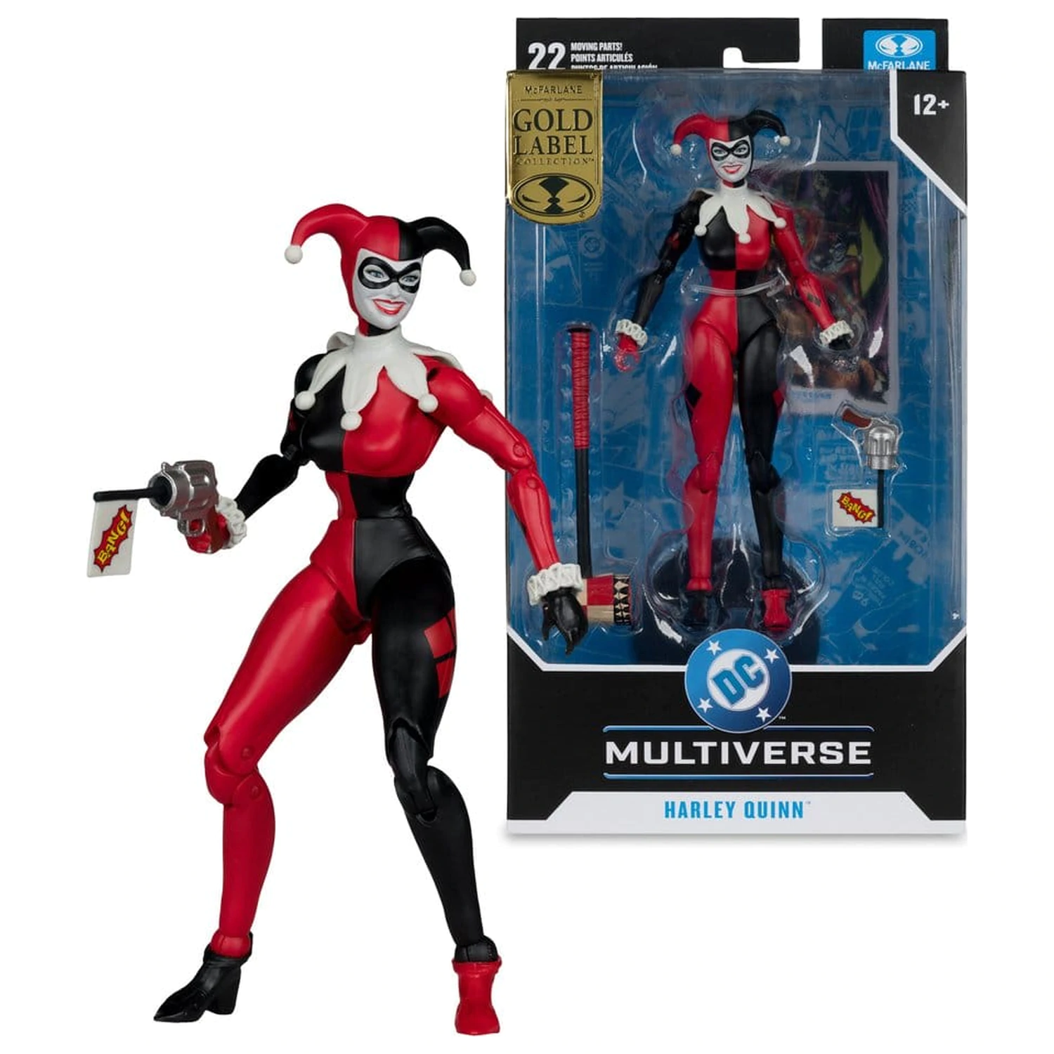 DC Multiverse Akcijska figura Harley Quinn (DC Classic) (Gold Label) 18 cm fotografija proizvoda