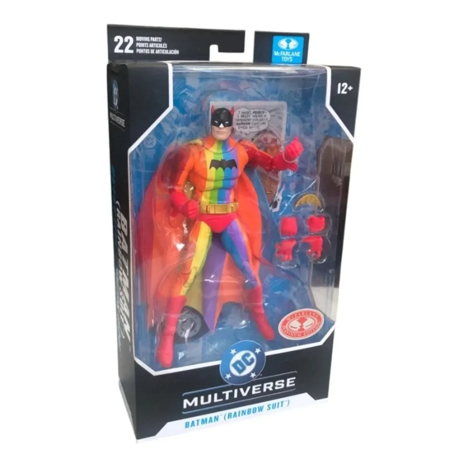DC Multiverse Action Figure Rainbow Batman (CHASE) 18 cm fotografija proizvoda