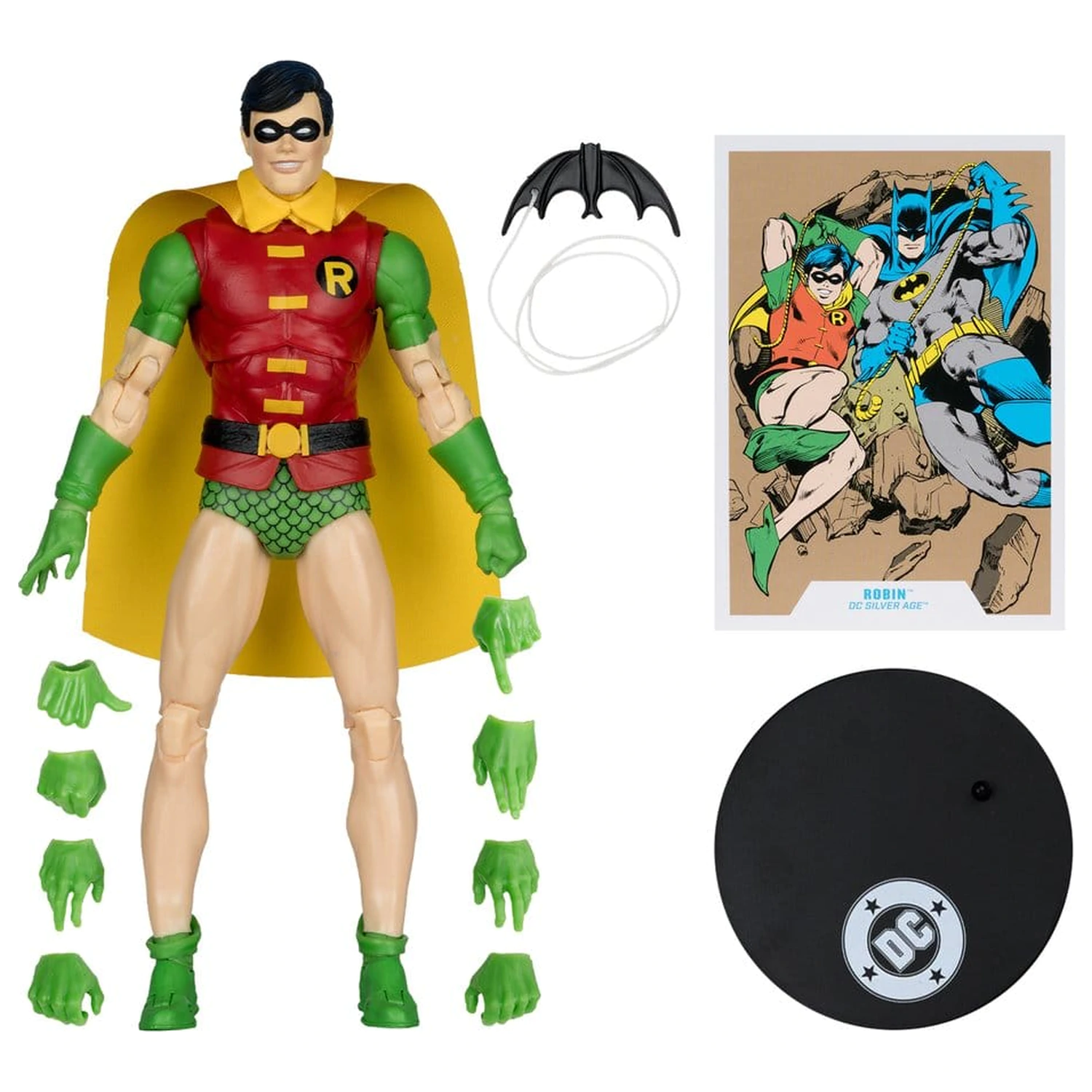 DC Multiverse akcijska figura Robin (Silver Age) (Gold Label) 17 cm fotografija proizvoda