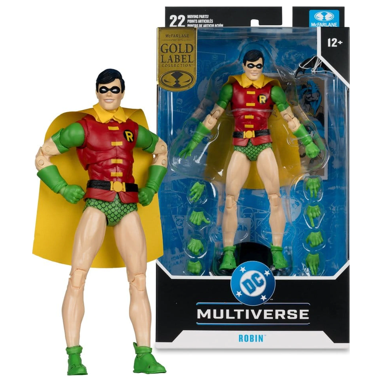 DC Multiverse akcijska figura Robin (Silver Age) (Gold Label) 17 cm fotografija proizvoda