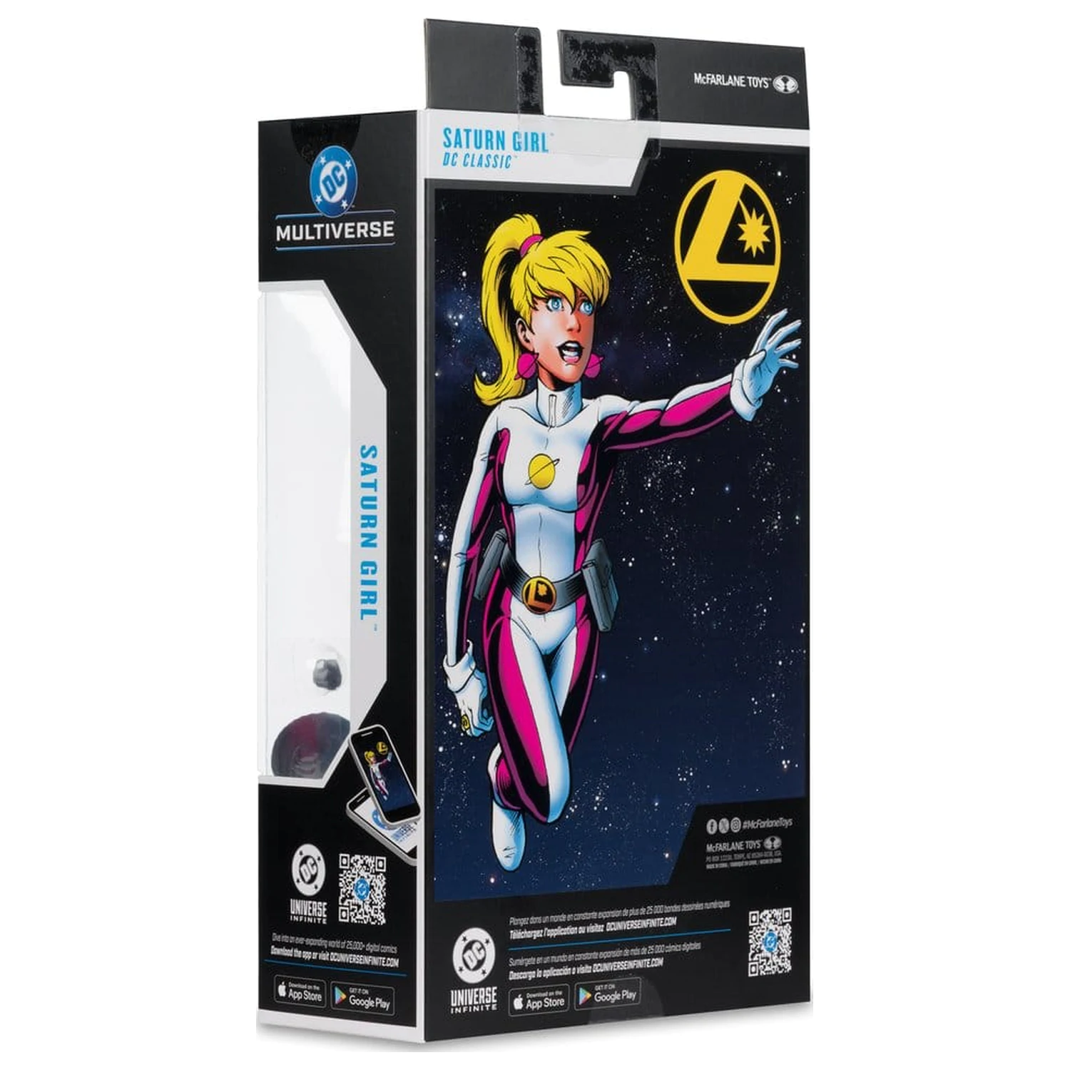 DC Multiverse Akcijska figura Saturn Girl (DC Classic) (Red Platinum Edition) 18 cm fotografija proizvoda