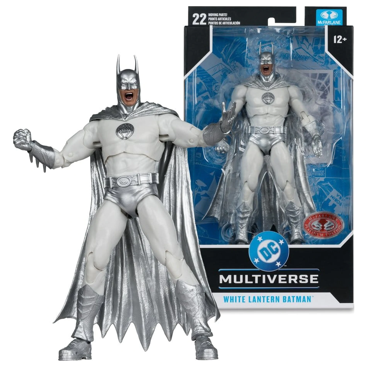 DC Multiverse Akcijska figura White Lantern Batman (Brightest Day) (Red Platinum Edition) 18 cm fotografija proizvoda
