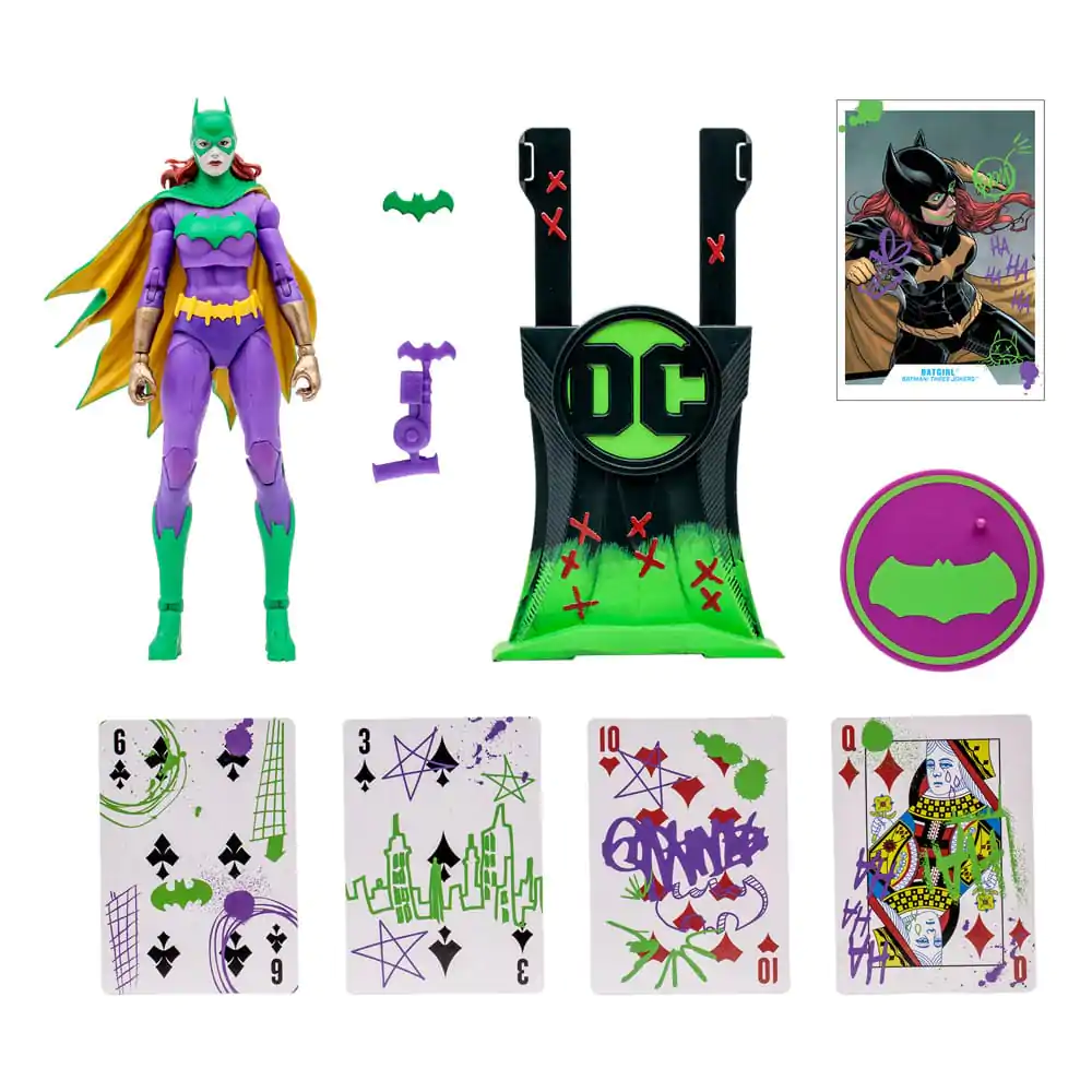 DC Multiverse akcijska figura Batgirl Jokerized (Three Jokers) (Gold Label) 18 cm fotografija proizvoda