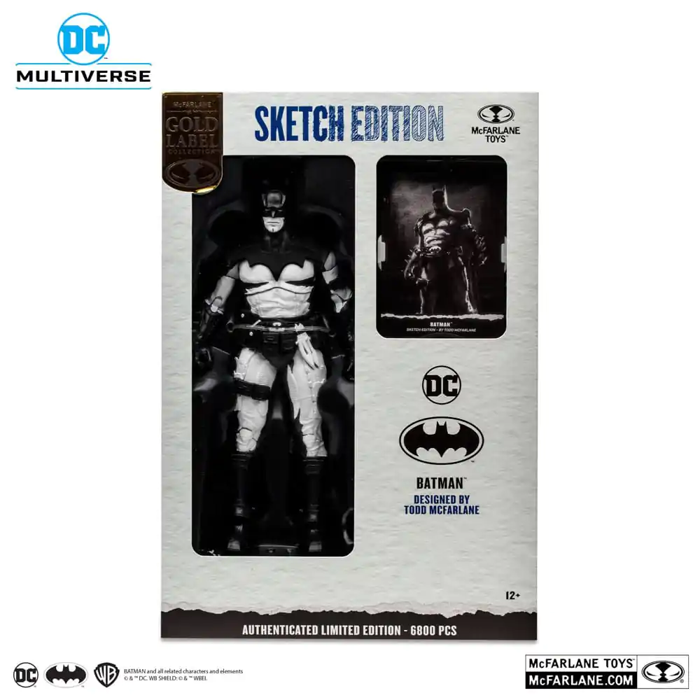 DC Multiverse akcijska figura Batman by Todd McFarlane Sketch Edition (Gold Label) 18 cm fotografija proizvoda