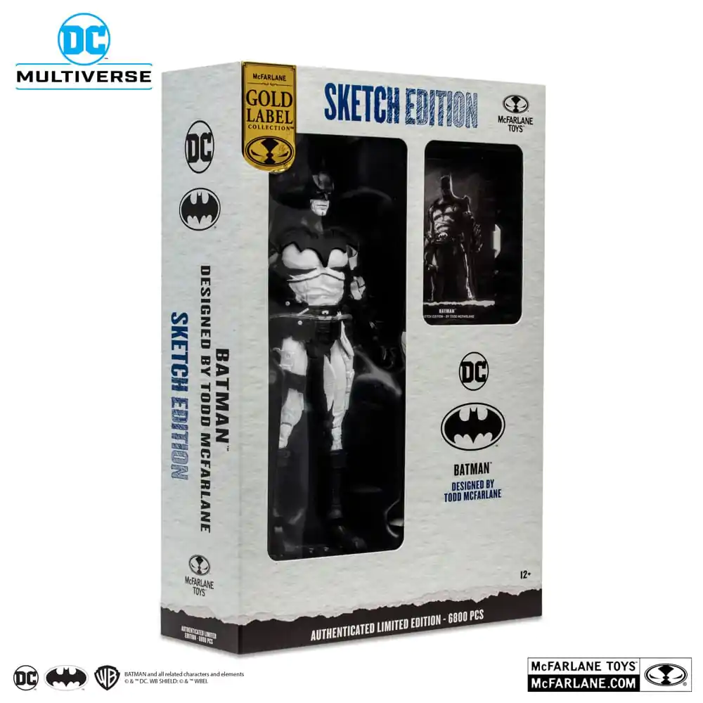 DC Multiverse akcijska figura Batman by Todd McFarlane Sketch Edition (Gold Label) 18 cm fotografija proizvoda