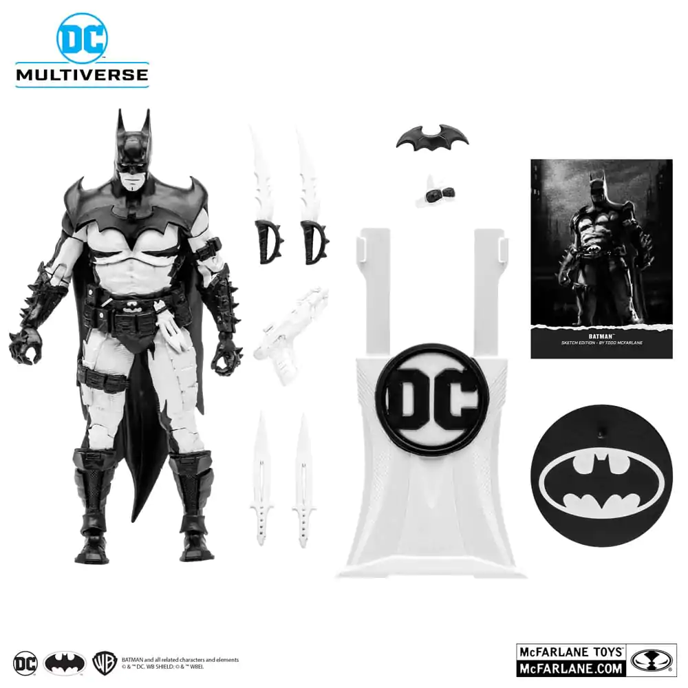 DC Multiverse akcijska figura Batman by Todd McFarlane Sketch Edition (Gold Label) 18 cm fotografija proizvoda