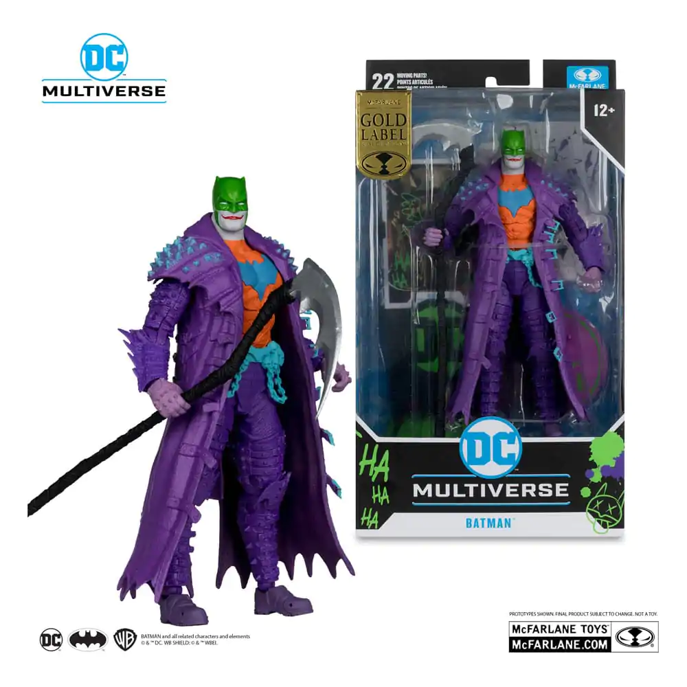 DC Multiverse akcijska figura Batman (Dark Nights: Death Metal) Jokerized (Gold Label) 18 cm fotografija proizvoda