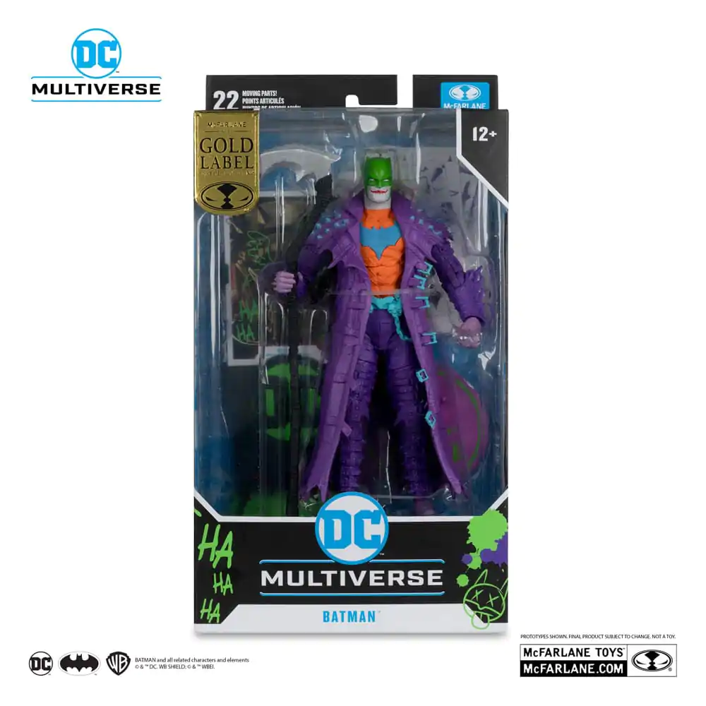 DC Multiverse akcijska figura Batman (Dark Nights: Death Metal) Jokerized (Gold Label) 18 cm fotografija proizvoda