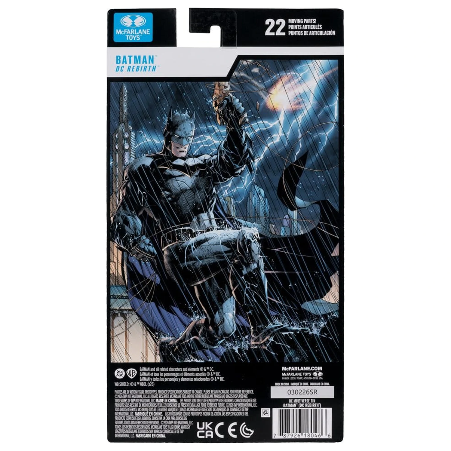 DC Multiverse Akcijska figura Batman (DC Rebirth) 18 cm fotografija proizvoda