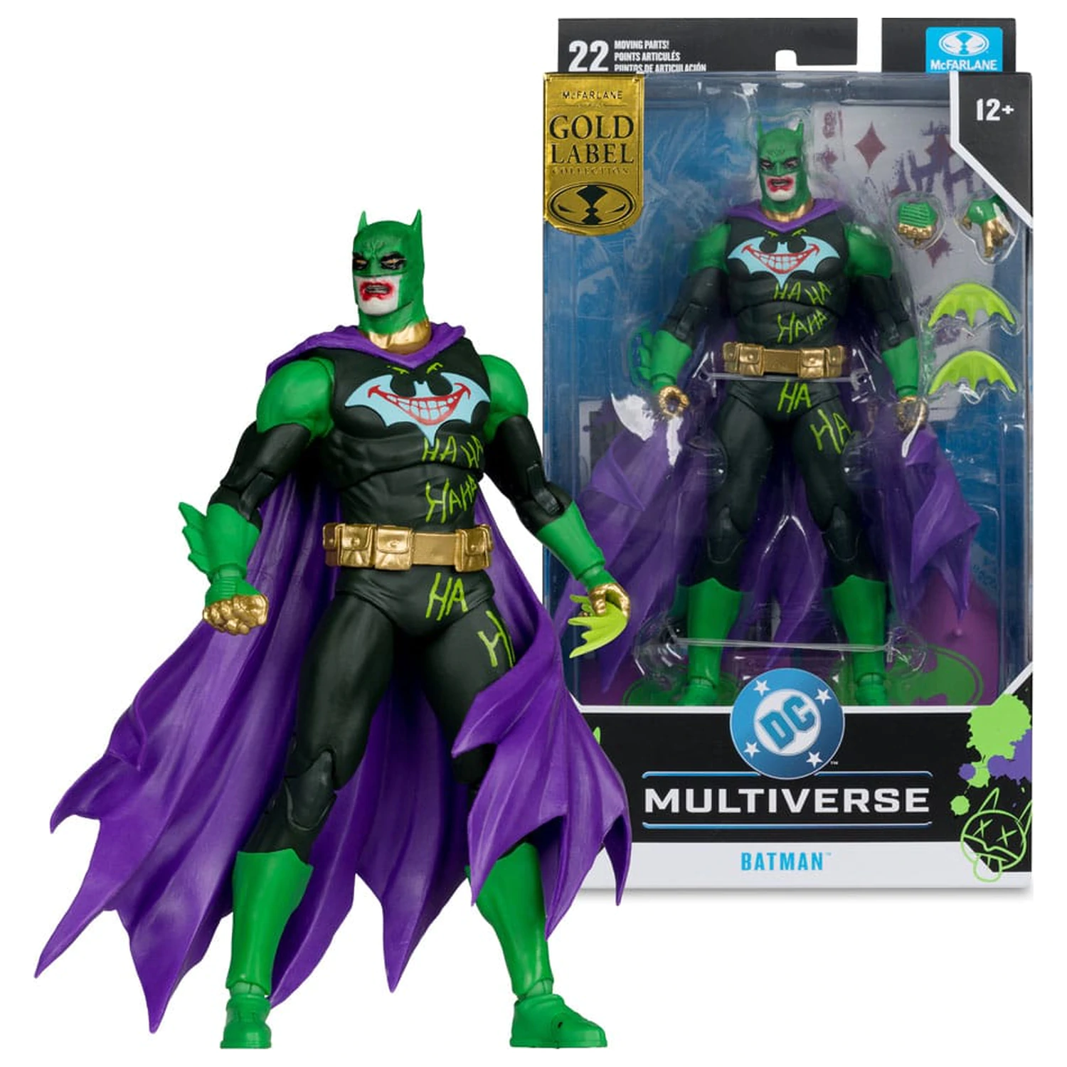 DC Multiverse akcijska figura Batman (Joker War) (Jokerized) (Gold Label) 18 cm fotografija proizvoda