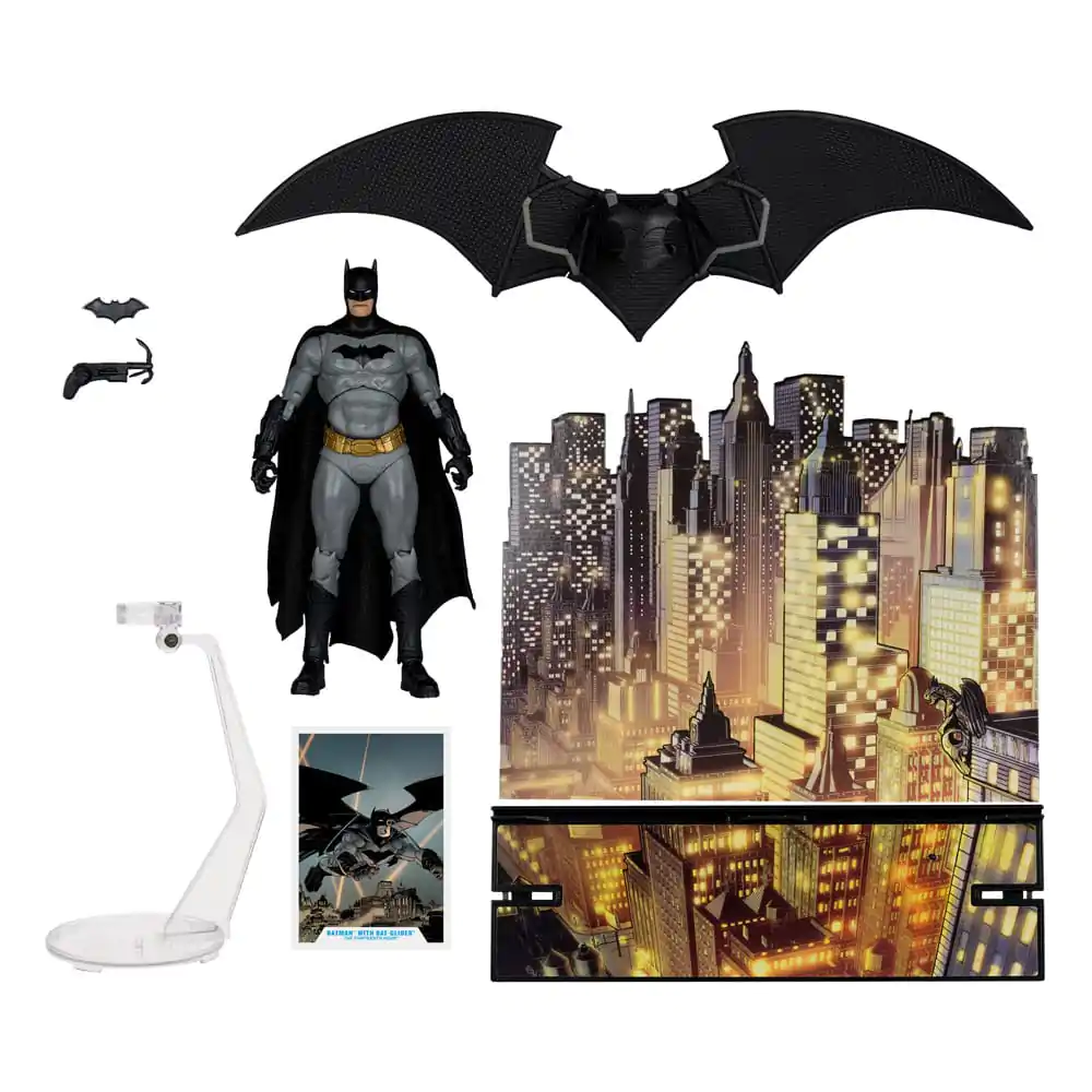 DC Multiverse akcijska figura Batman s Bat-Glider (The Thirteenth Hour) (Gold Label) 18 cm fotografija proizvoda