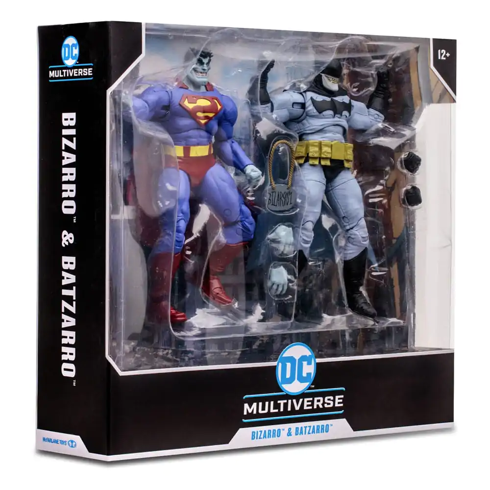 DC Multiverse akcijska figura 2-Pack Bizarro & Batzarro 18 cm fotografija proizvoda