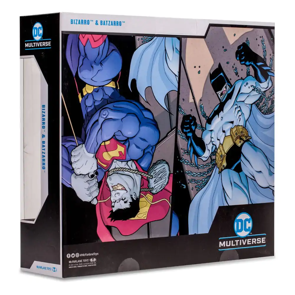 DC Multiverse akcijska figura 2-Pack Bizarro & Batzarro 18 cm fotografija proizvoda