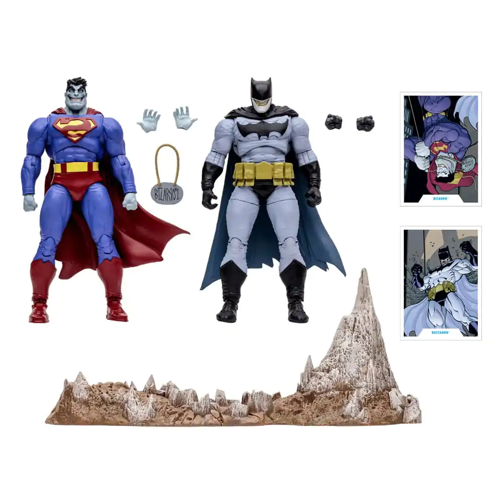 DC Multiverse akcijska figura 2-Pack Bizarro & Batzarro 18 cm fotografija proizvoda