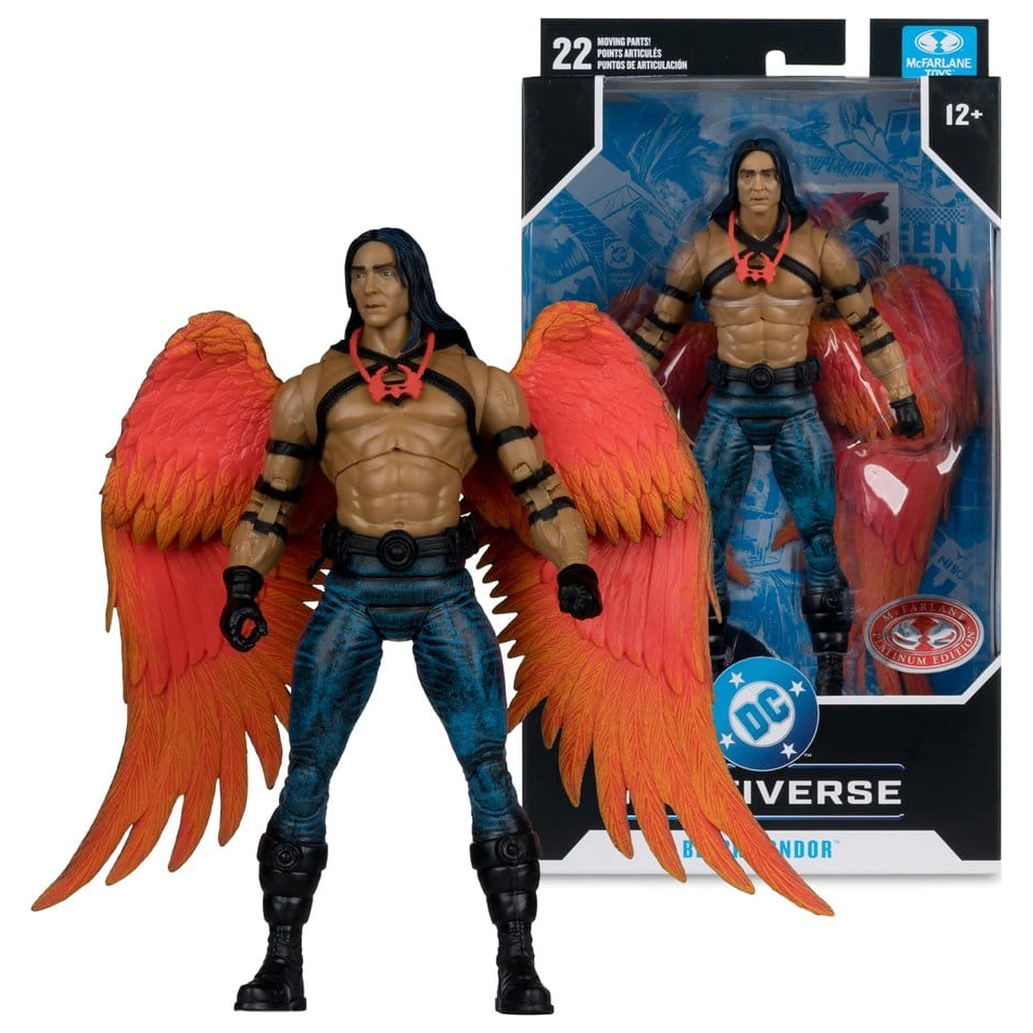 DC Multiverse Akcijska figura Black Condor (DC Classic) (Red Platinum Edition) 27 cm fotografija proizvoda