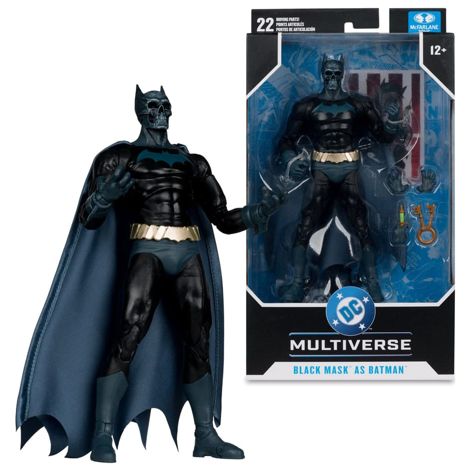 DC Multiverse figura Black Mask kao Batman (Beneath the Mask) 18 cm fotografija proizvoda