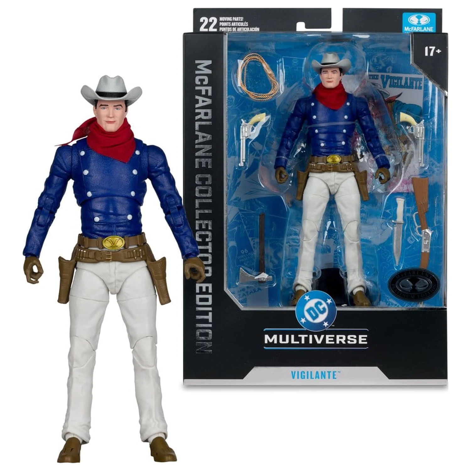 DC Multiverse Collector Edition Action Figura Vigilante (All Star Squadron) (Collector Edition #56) 18 cm fotografija proizvoda