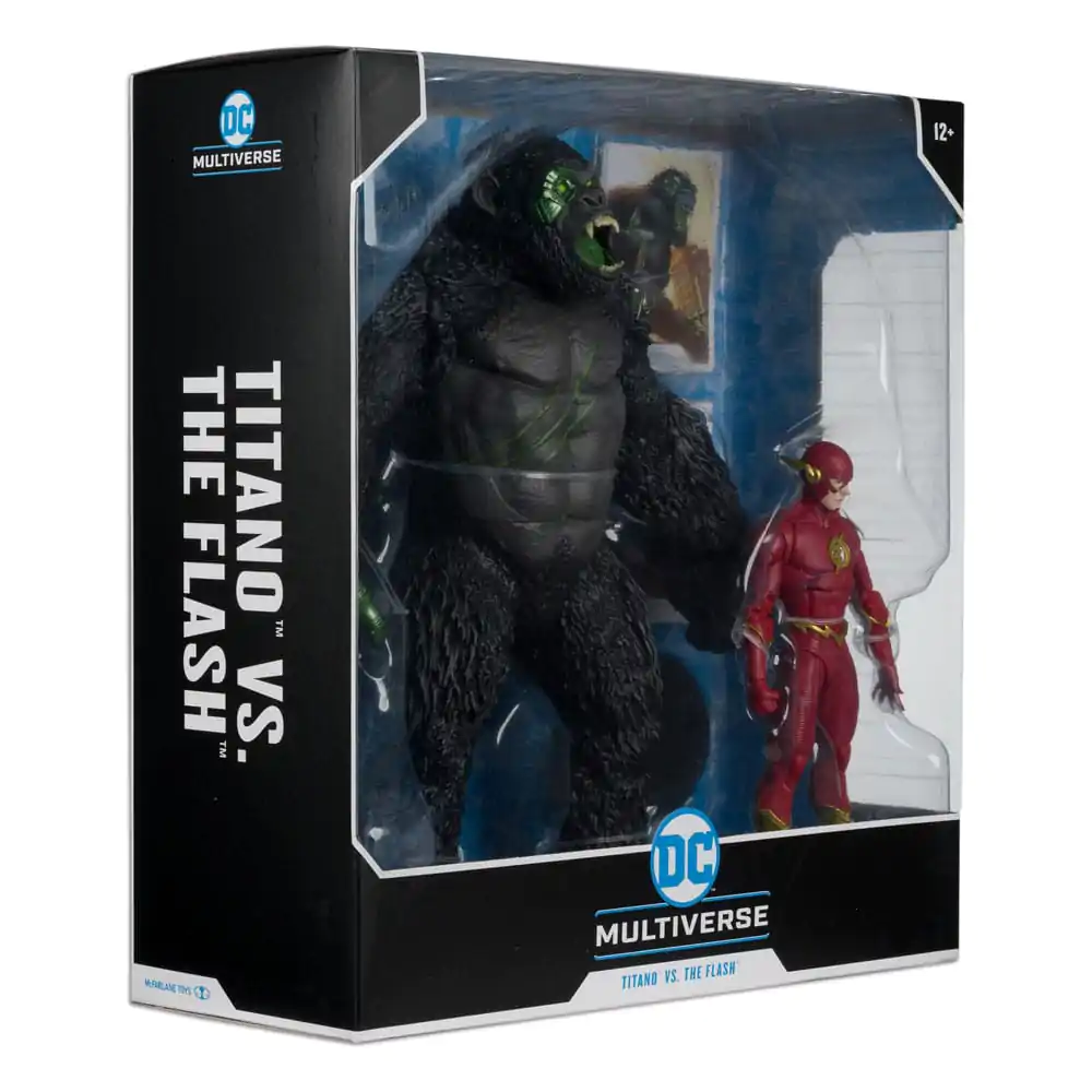 DC Multiverse akcijska figura 2-Pack Flash vs. Titano 18 cm fotografija proizvoda