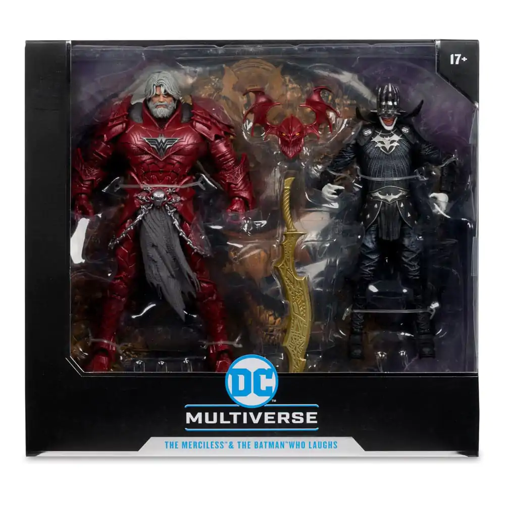 DC Multiverse McFarlane Collector Edition paket od 2 akcijske figure #04 Batman who laughs (Knight Armor) & Merciless (Dark Multiverse) 18 cm fotografija proizvoda