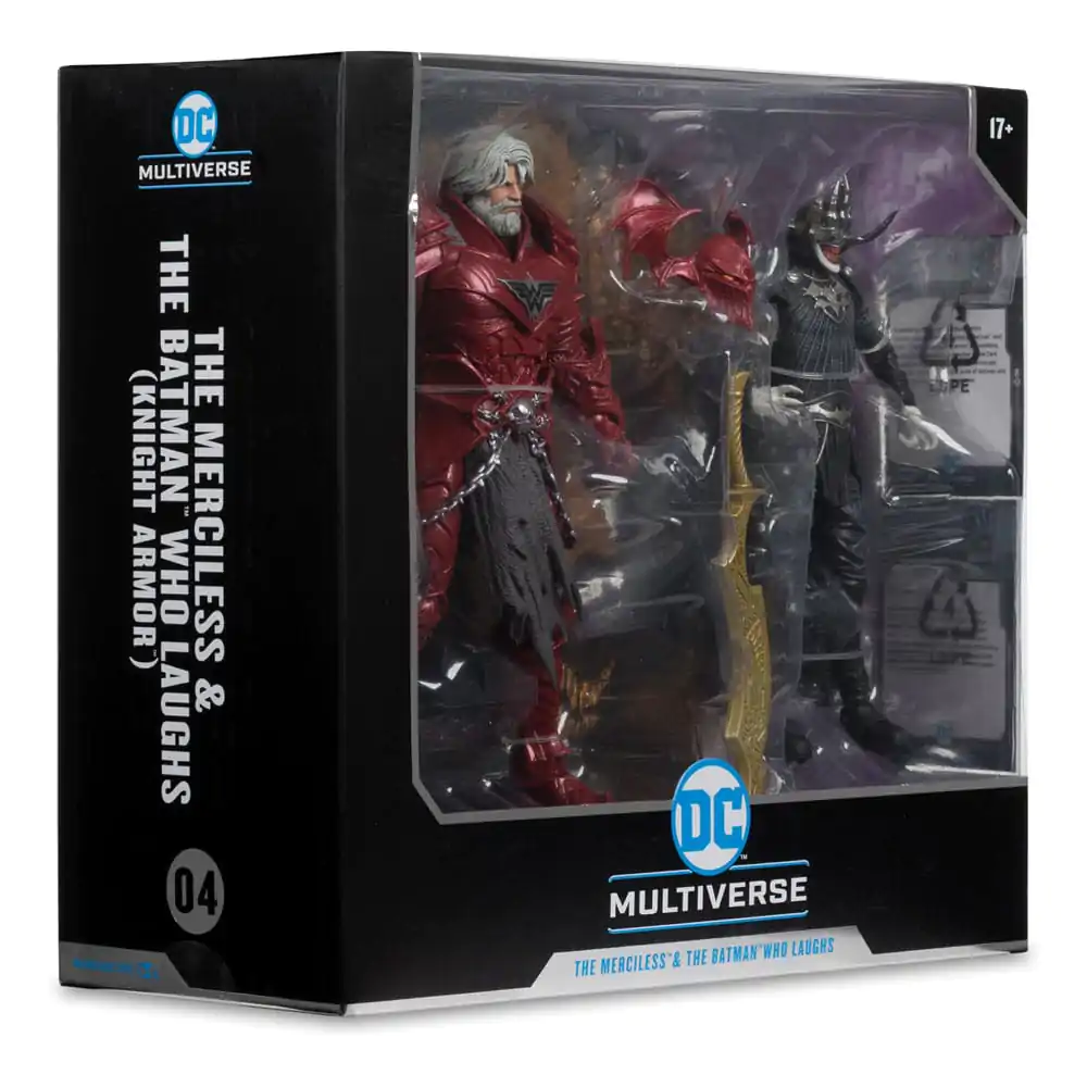 DC Multiverse McFarlane Collector Edition paket od 2 akcijske figure #04 Batman who laughs (Knight Armor) & Merciless (Dark Multiverse) 18 cm fotografija proizvoda