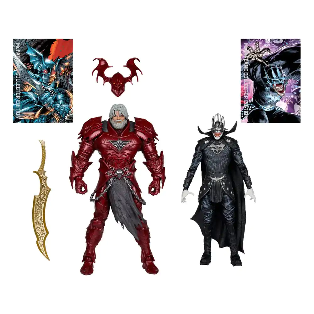 DC Multiverse McFarlane Collector Edition paket od 2 akcijske figure #04 Batman who laughs (Knight Armor) & Merciless (Dark Multiverse) 18 cm fotografija proizvoda