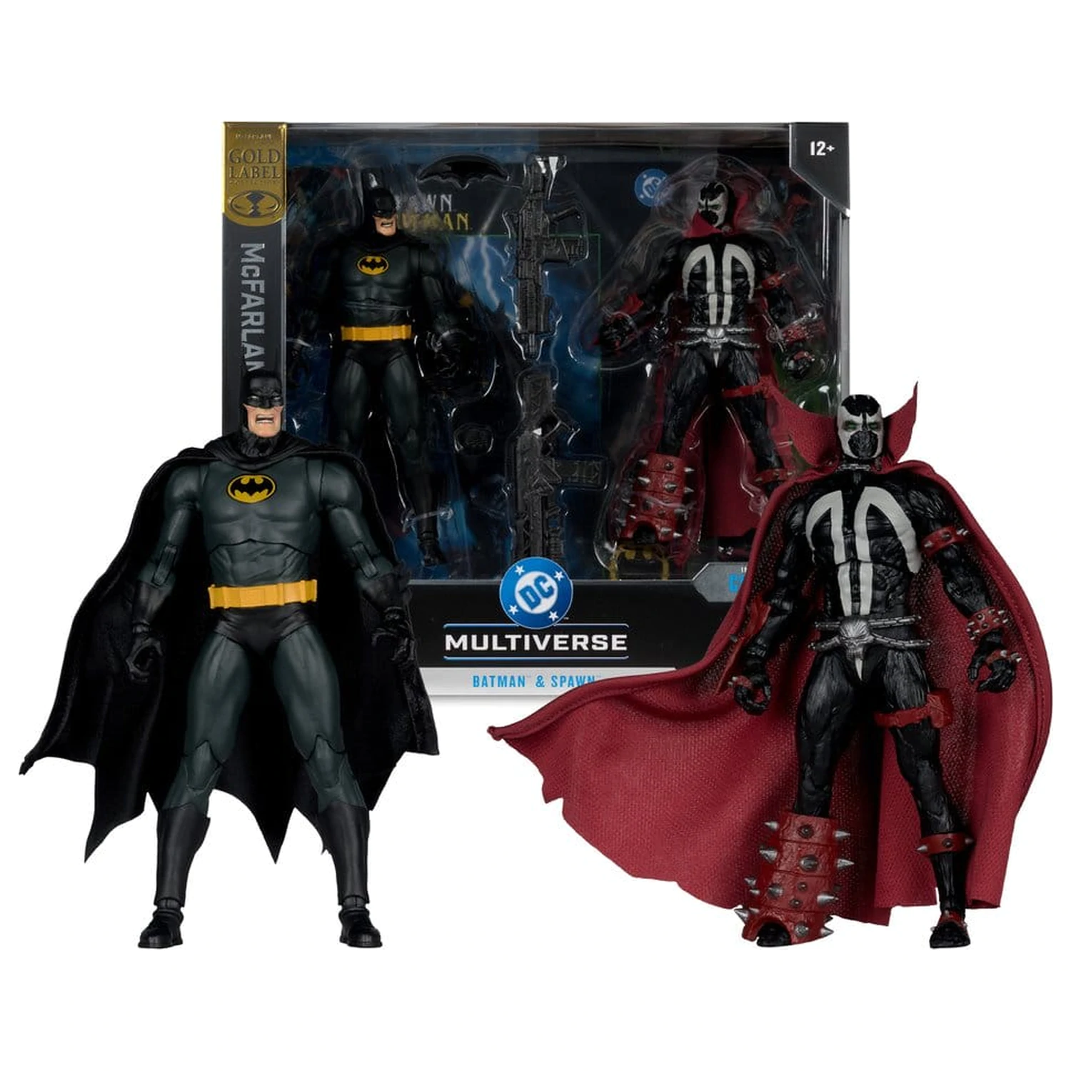 DC Multiverse McFarlane Collector Edition set od 2 akcijske figure Batman & Spawn (Gold Label) 18 cm fotografija proizvoda