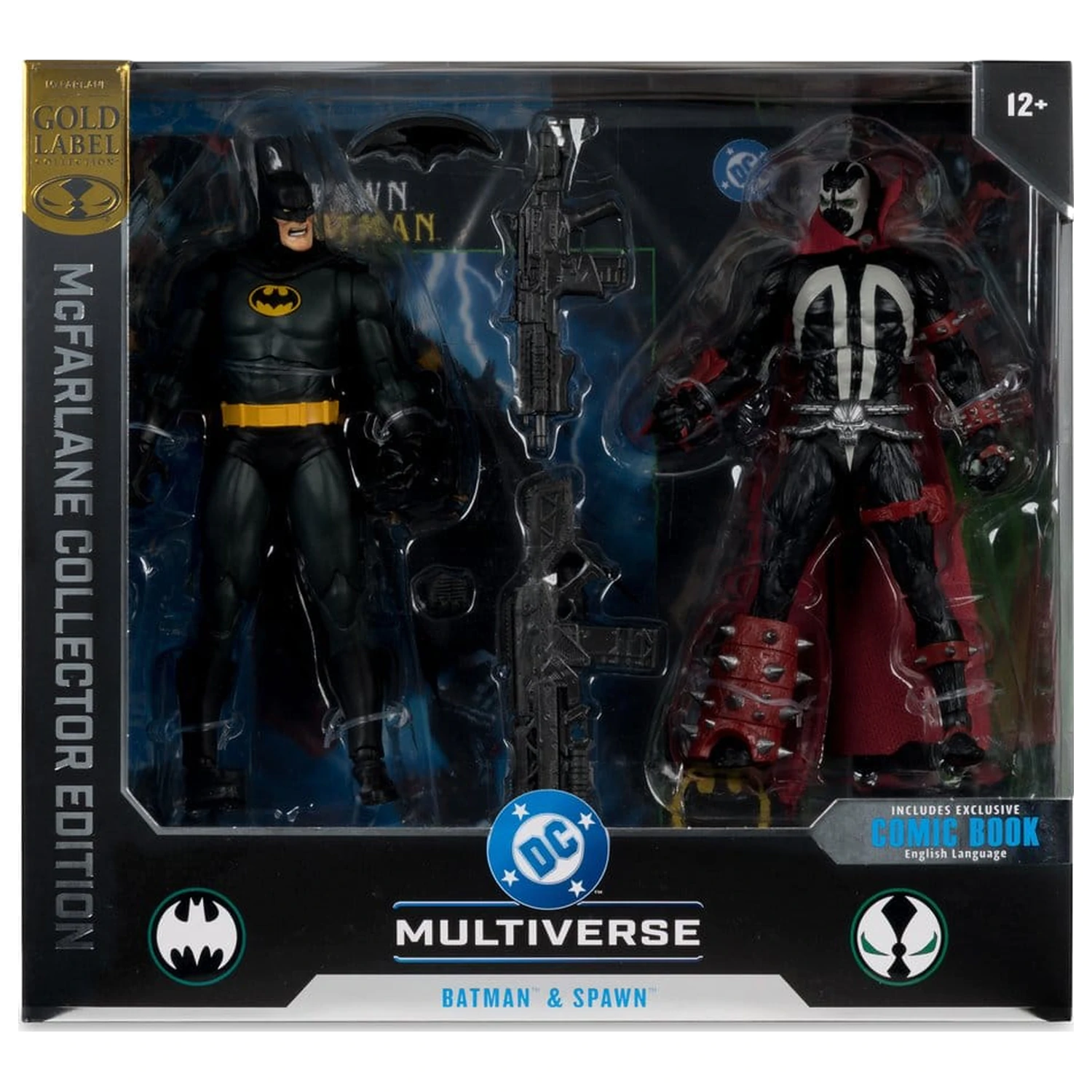 DC Multiverse McFarlane Collector Edition set od 2 akcijske figure Batman & Spawn (Gold Label) 18 cm fotografija proizvoda
