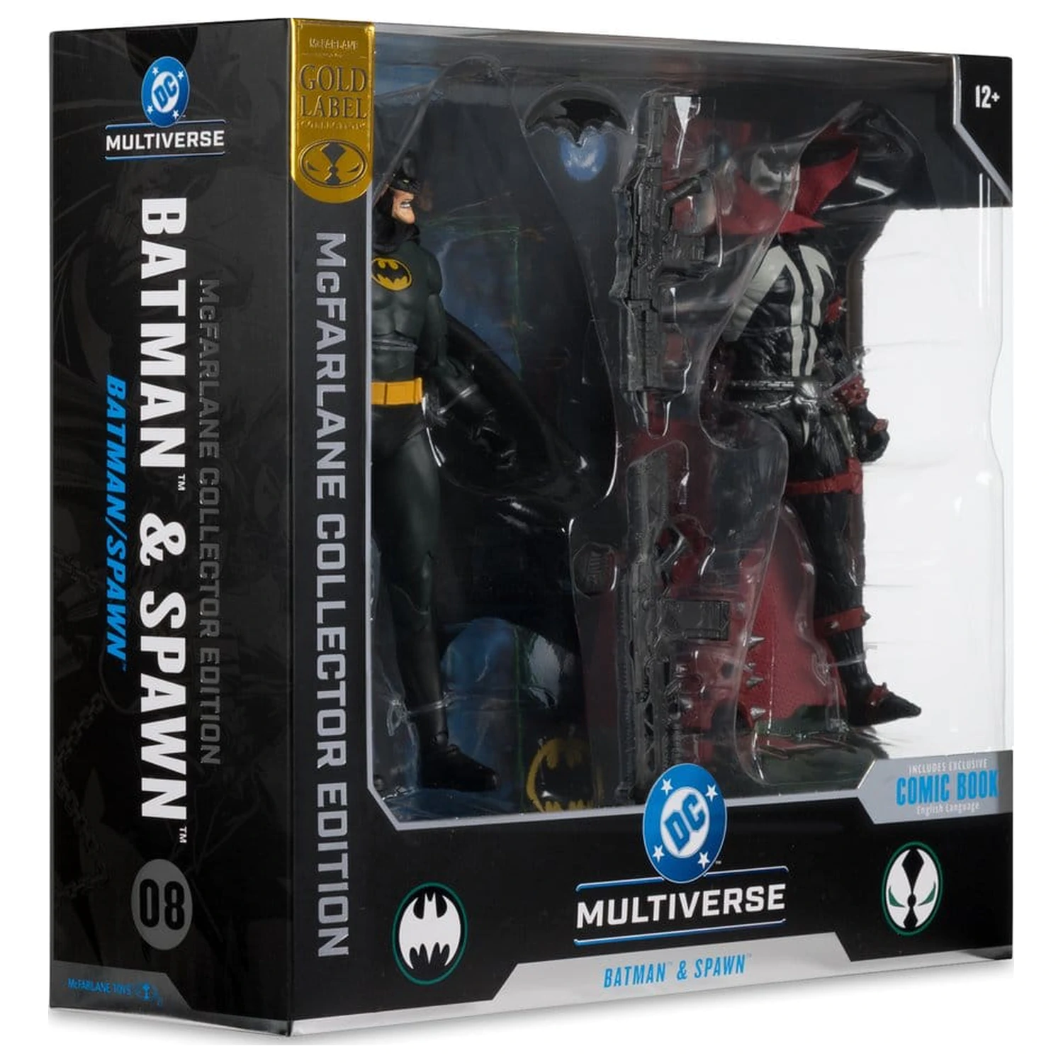 DC Multiverse McFarlane Collector Edition set od 2 akcijske figure Batman & Spawn (Gold Label) 18 cm fotografija proizvoda