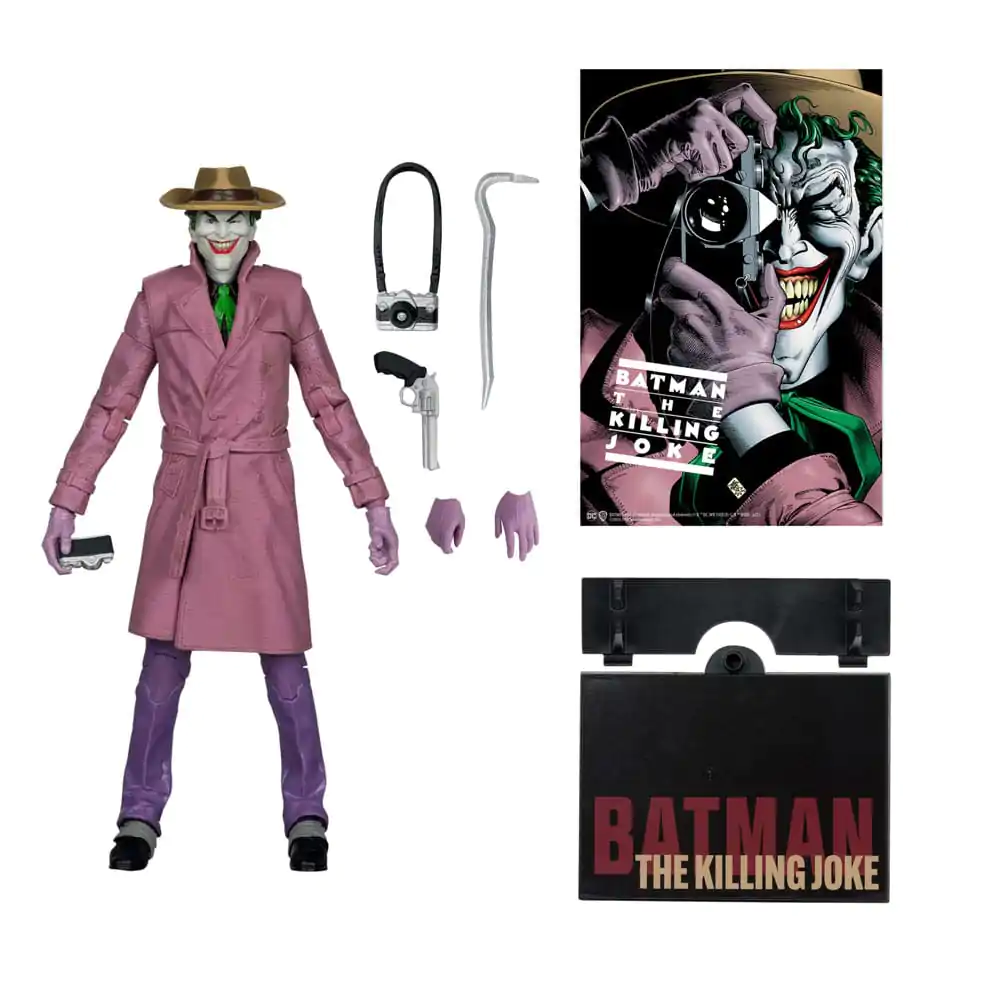 DC Multiverse McFarlane Cover Recreations akcijska figura The Joker (Batman: The Killing Joke) (Gold Label) 18 cm fotografija proizvoda