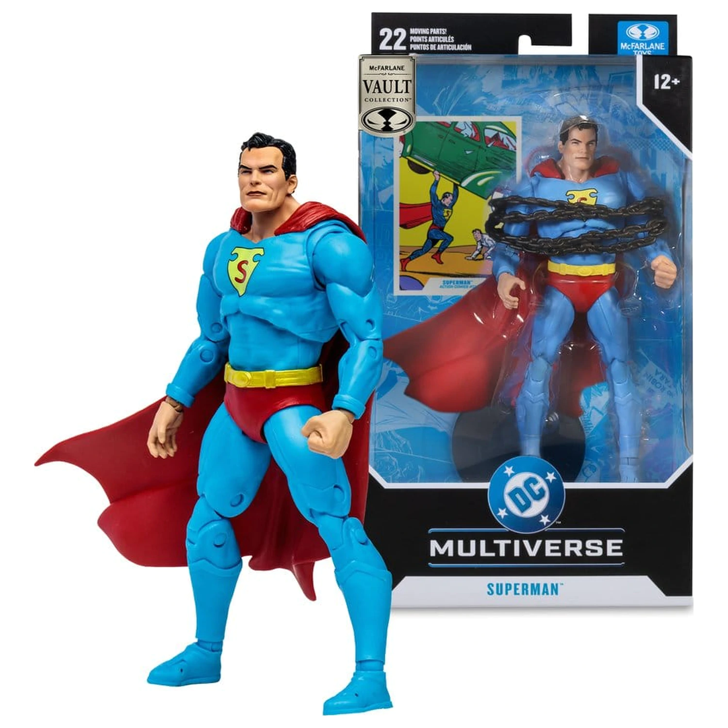 DC Multiverse McFarlane Vault Collection Akcijska figura Superman (Action Comics) 18 cm fotografija proizvoda