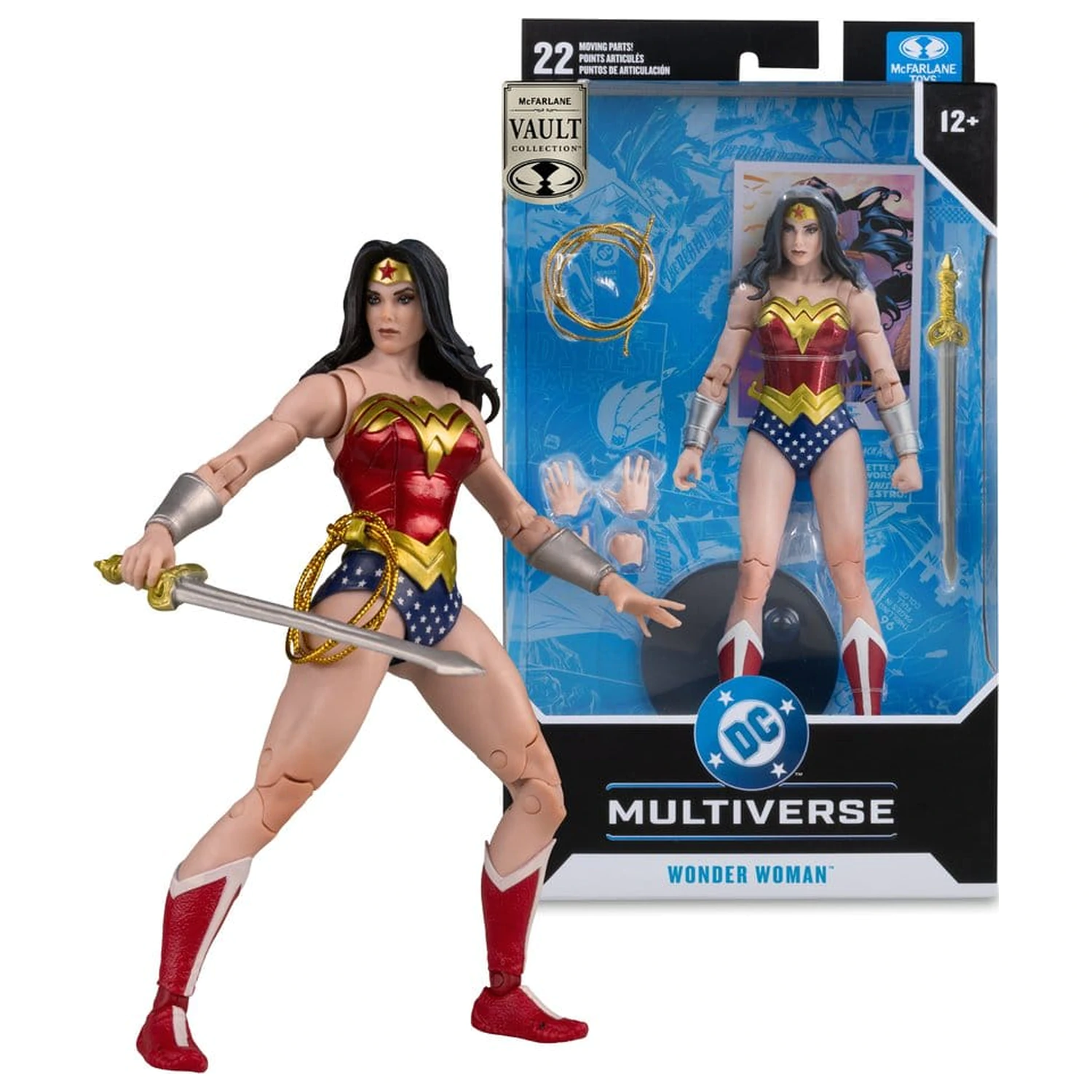DC Multiverse McFarlane Vault Collection akcijska figura Wonder Woman (Classic) 18 cm fotografija proizvoda