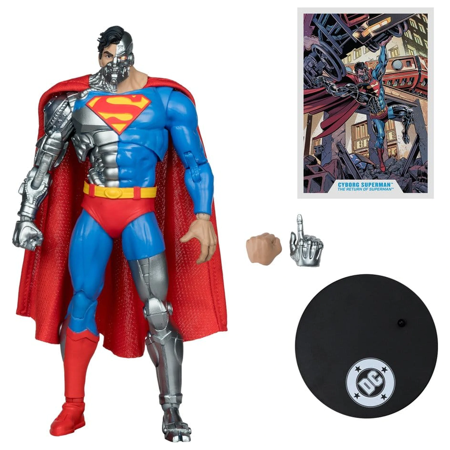 DC Multiverse McFarlane Vault Collection Akcijska figura Cyborg Superman (Revenge of the Green Lanterns) 18 cm fotografija proizvoda
