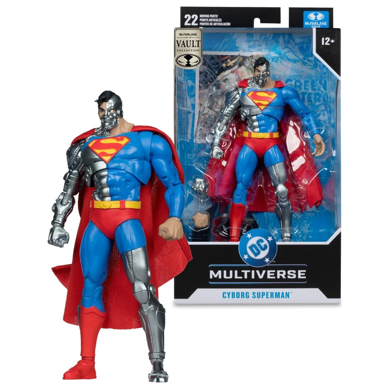 DC Multiverse McFarlane Vault Collection Akcijska figura Cyborg Superman (Revenge of the Green Lanterns) 18 cm fotografija proizvoda