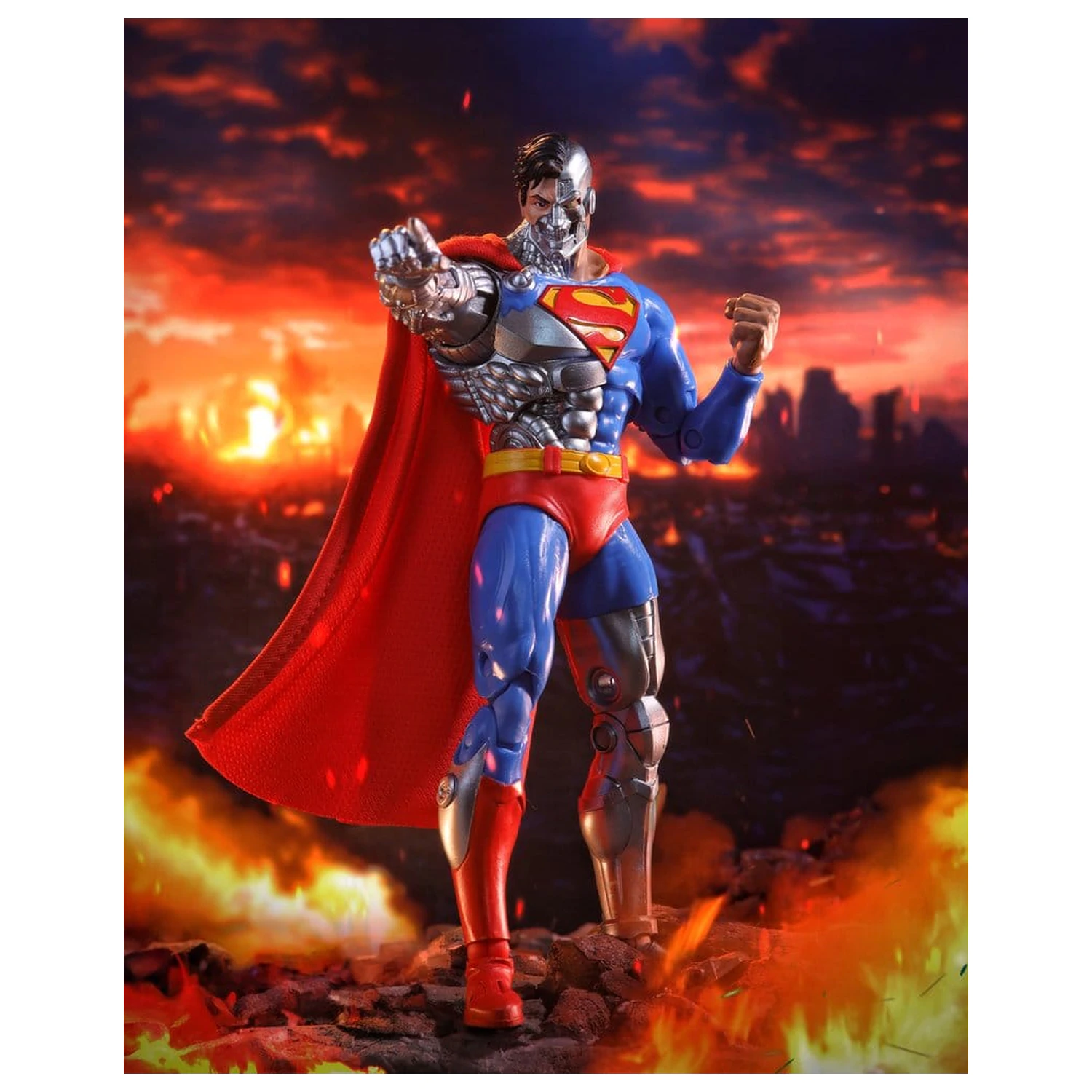DC Multiverse McFarlane Vault Collection Akcijska figura Cyborg Superman (Revenge of the Green Lanterns) 18 cm fotografija proizvoda