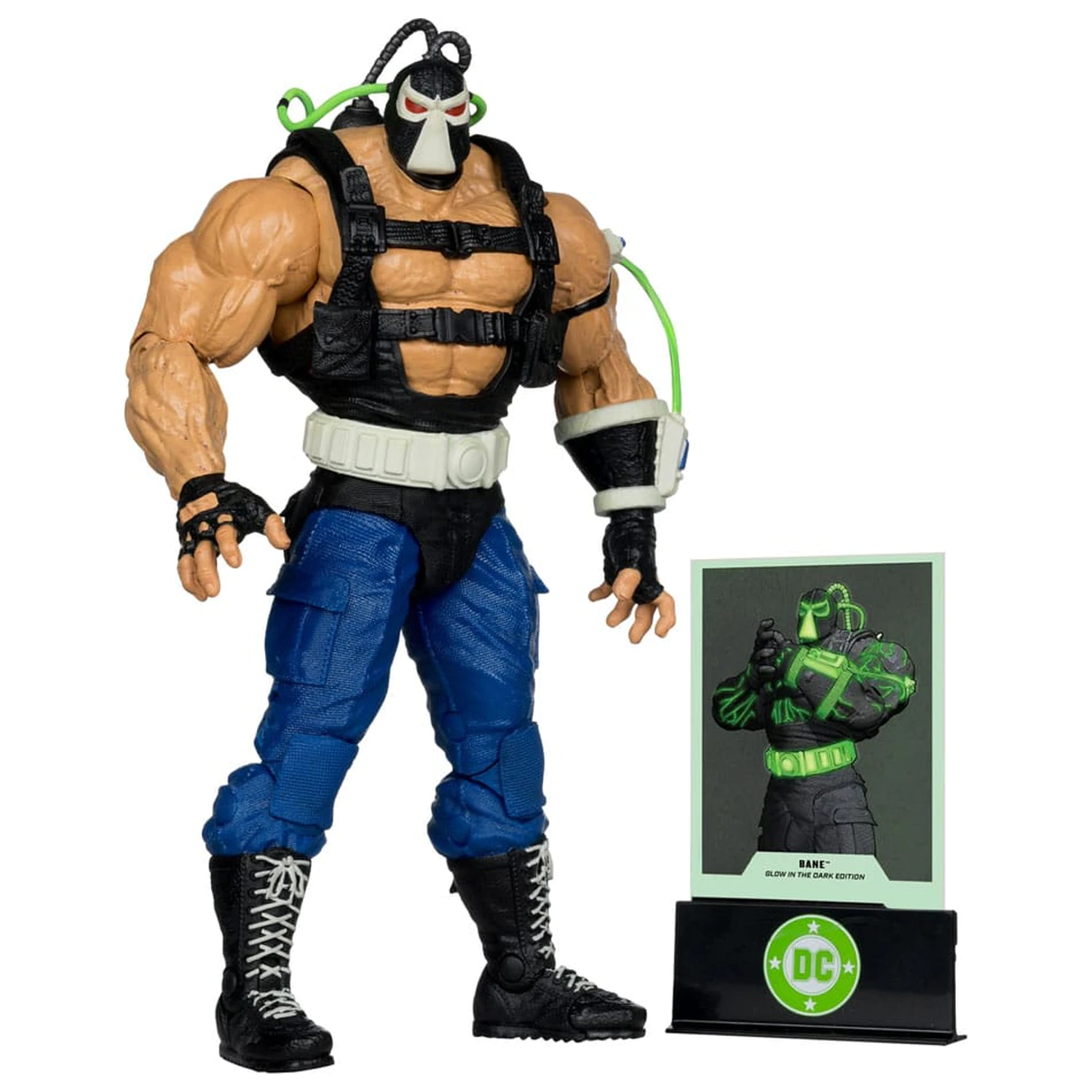 DC Multiverse Mega akcijska figura Bane (svijetli u mraku) (Gold Label) 25 cm fotografija proizvoda