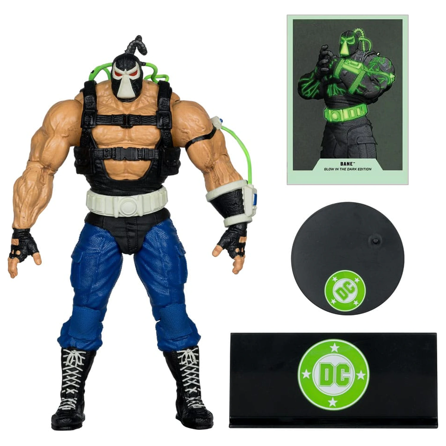 DC Multiverse Mega akcijska figura Bane (svijetli u mraku) (Gold Label) 25 cm fotografija proizvoda
