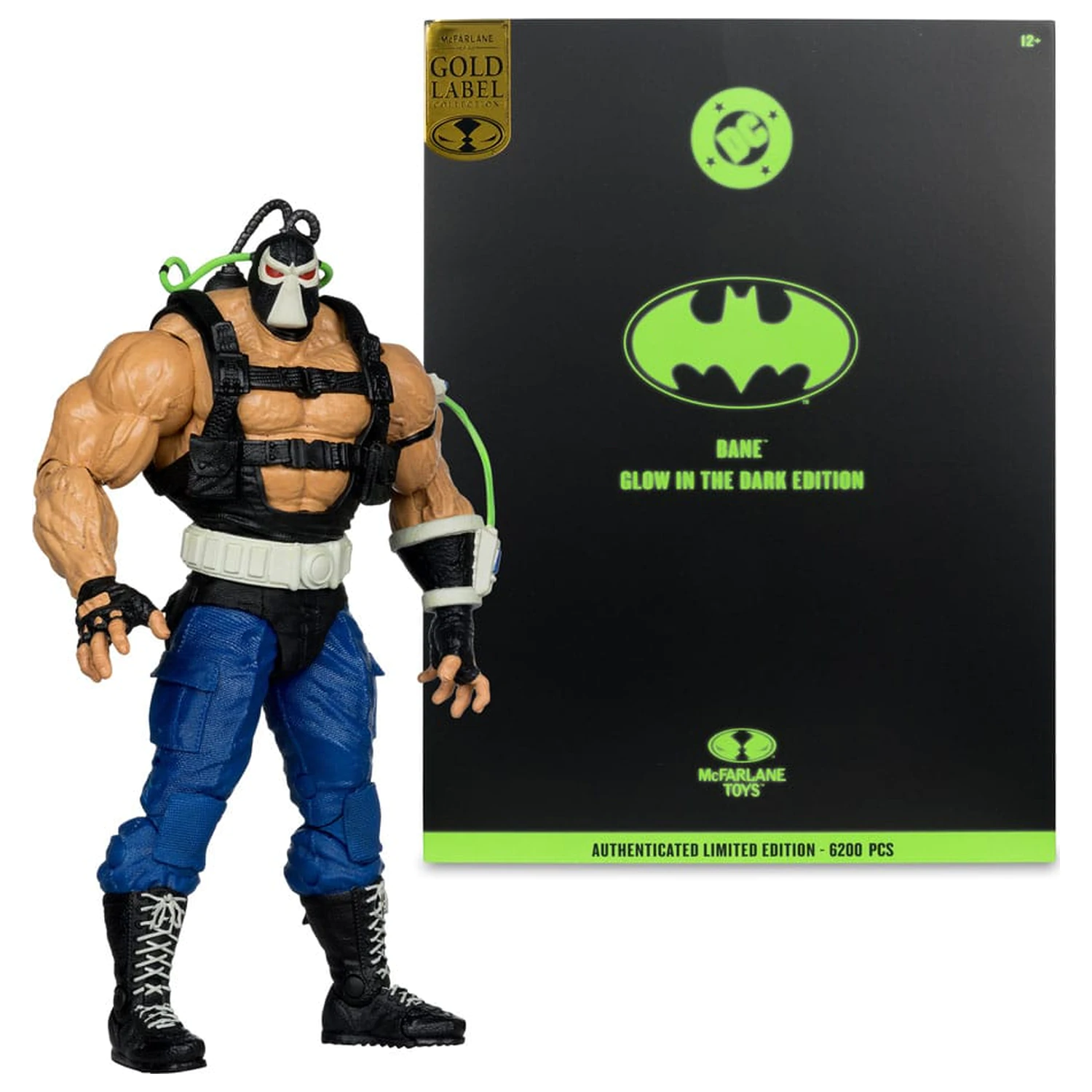 DC Multiverse Mega akcijska figura Bane (svijetli u mraku) (Gold Label) 25 cm fotografija proizvoda
