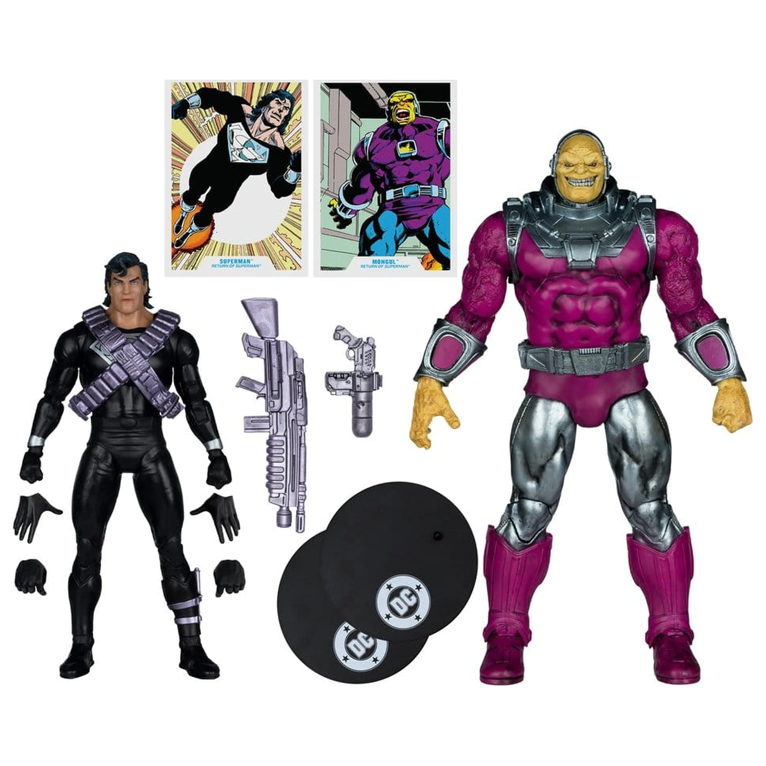 DC Multiverse Megafig akcijska figura 2 komada Mongul vs Superman (Return of Superman) fotografija proizvoda