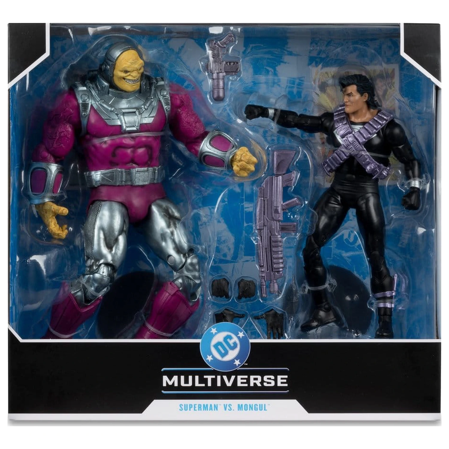 DC Multiverse Megafig akcijska figura 2 komada Mongul vs Superman (Return of Superman) fotografija proizvoda