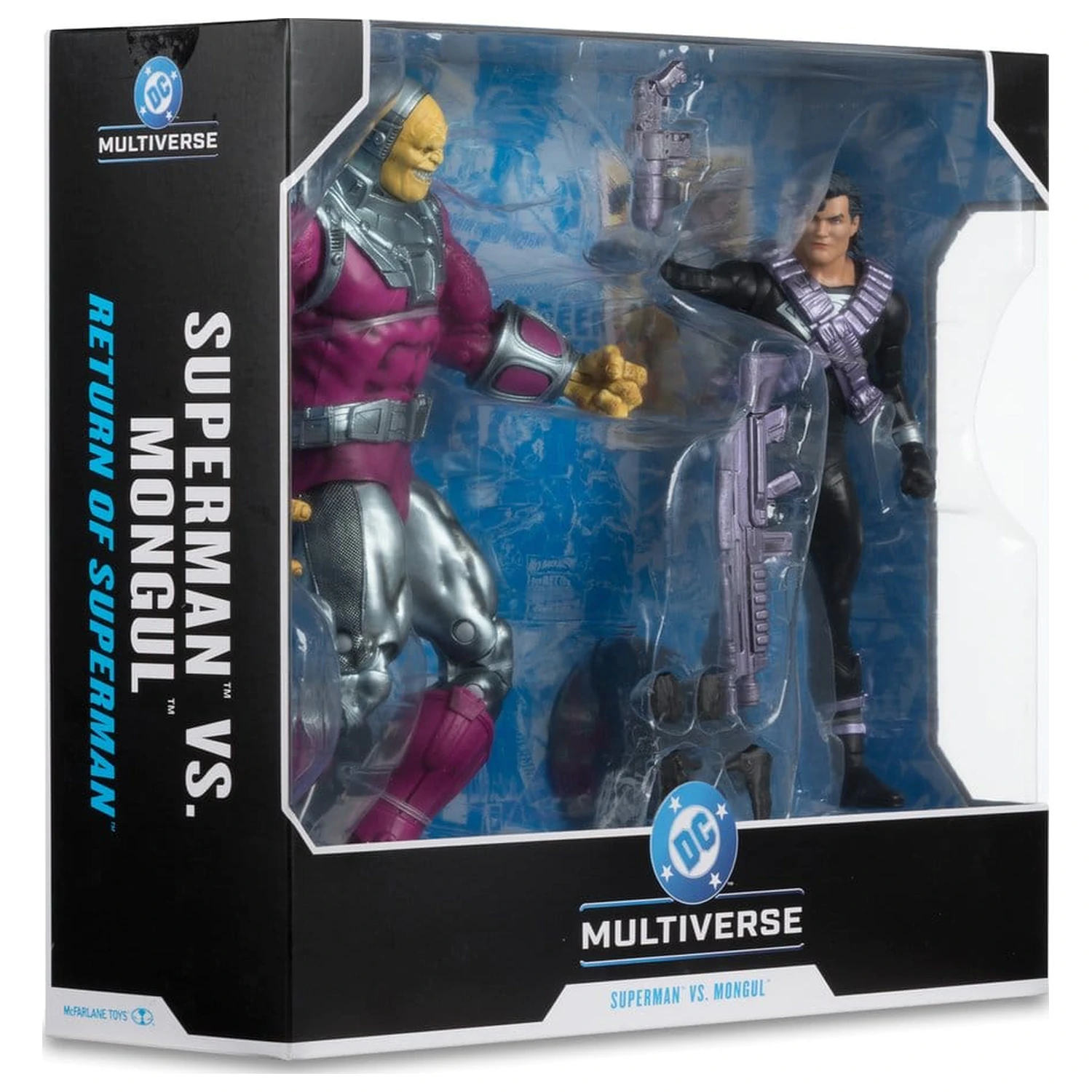 DC Multiverse Megafig akcijska figura 2 komada Mongul vs Superman (Return of Superman) fotografija proizvoda