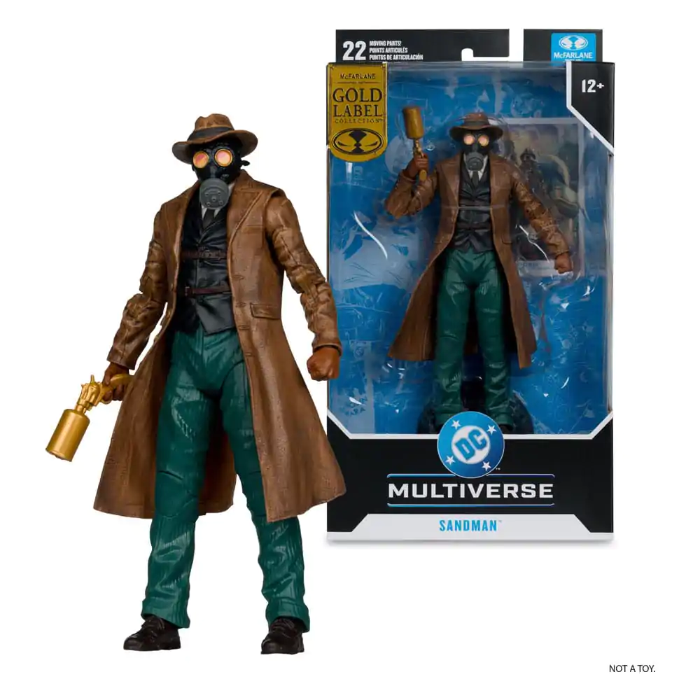 DC Multiverse Akcijska figura Sandman (Wesley Dodds: The Sandman) (Gold Label) 18 centimetara fotografija proizvoda