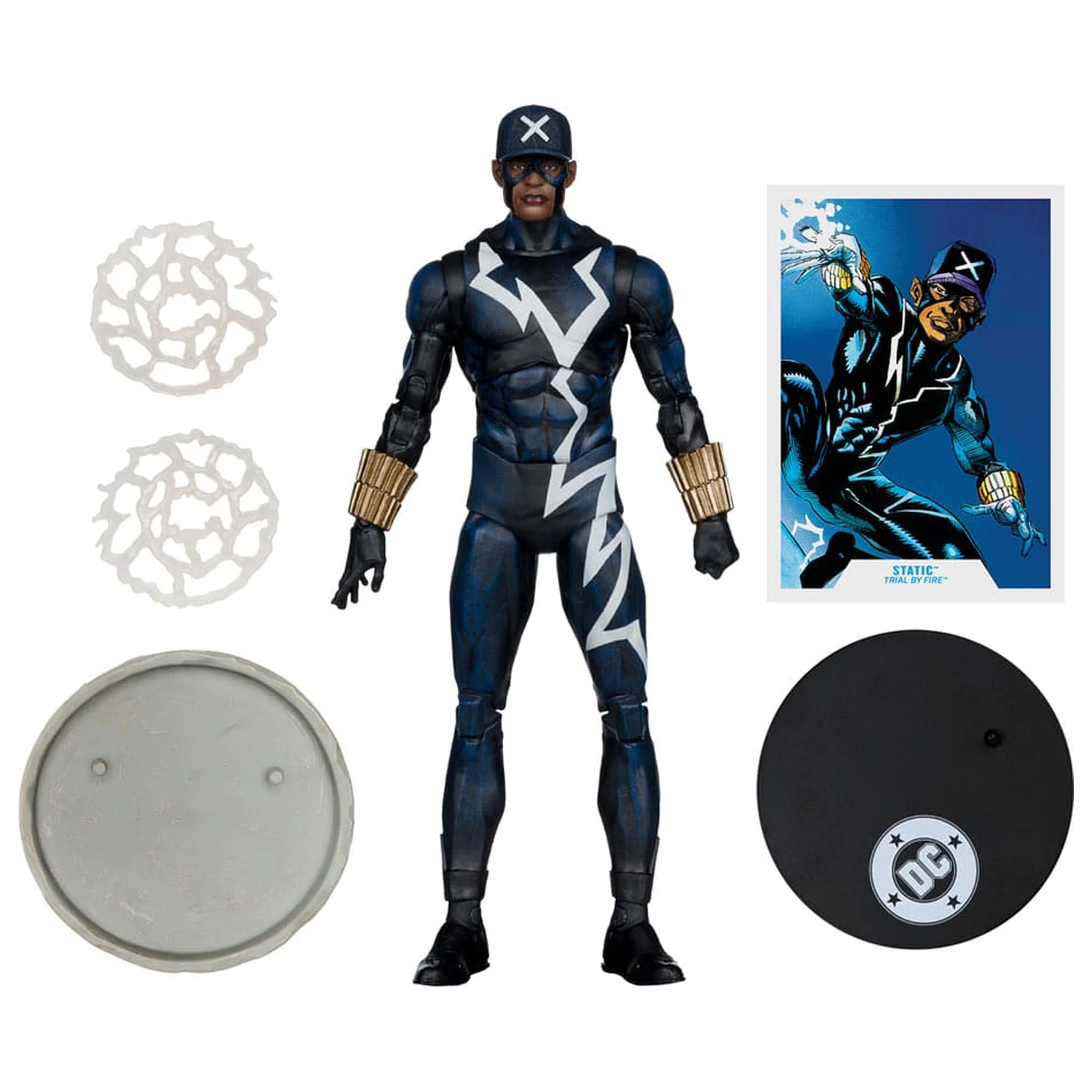 DC Multiverse Akcijska figura Static Shock (Trial by Fire) (Gold Label) 18 cm fotografija proizvoda