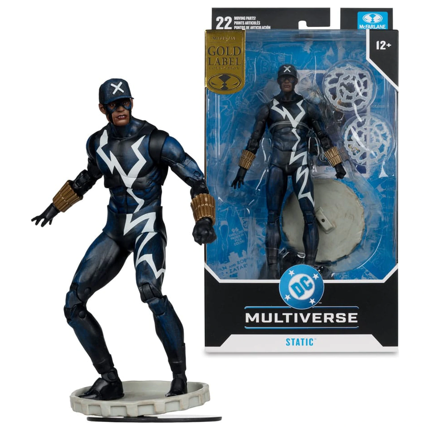 DC Multiverse Akcijska figura Static Shock (Trial by Fire) (Gold Label) 18 cm fotografija proizvoda